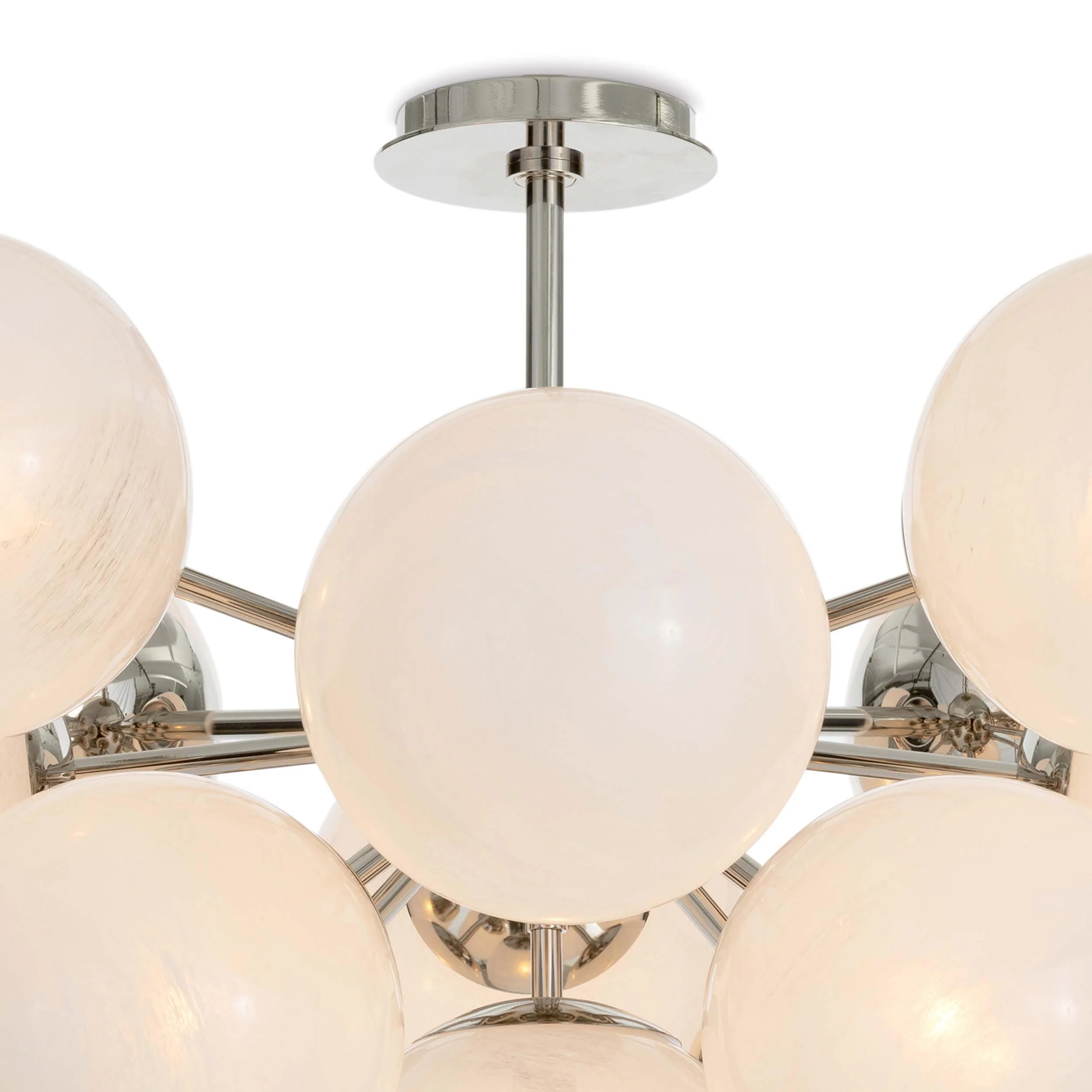 Shine Swirled Glass Flush Mount - Image 8