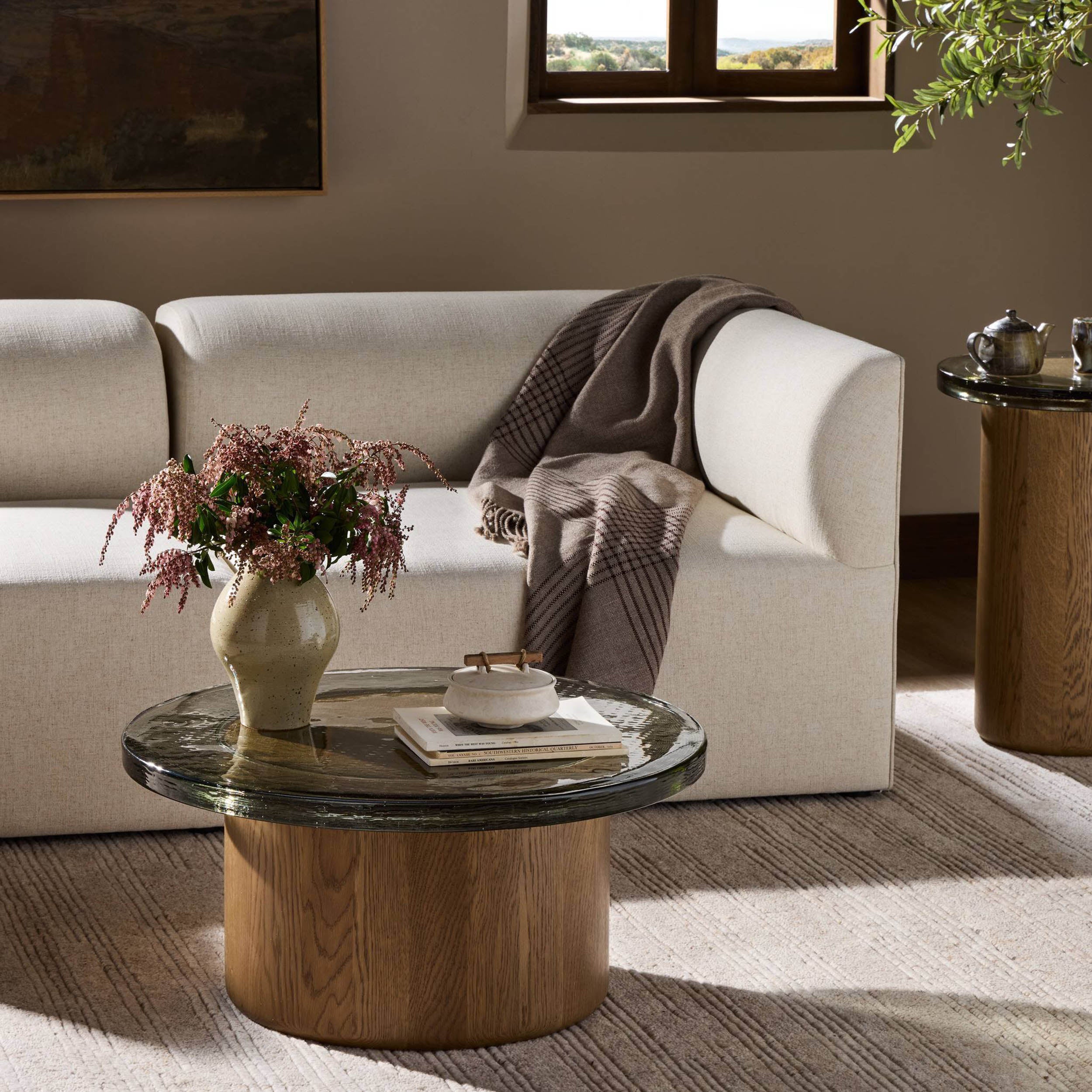 Shira Coffee Table, Clear by Four Hands - Image 5