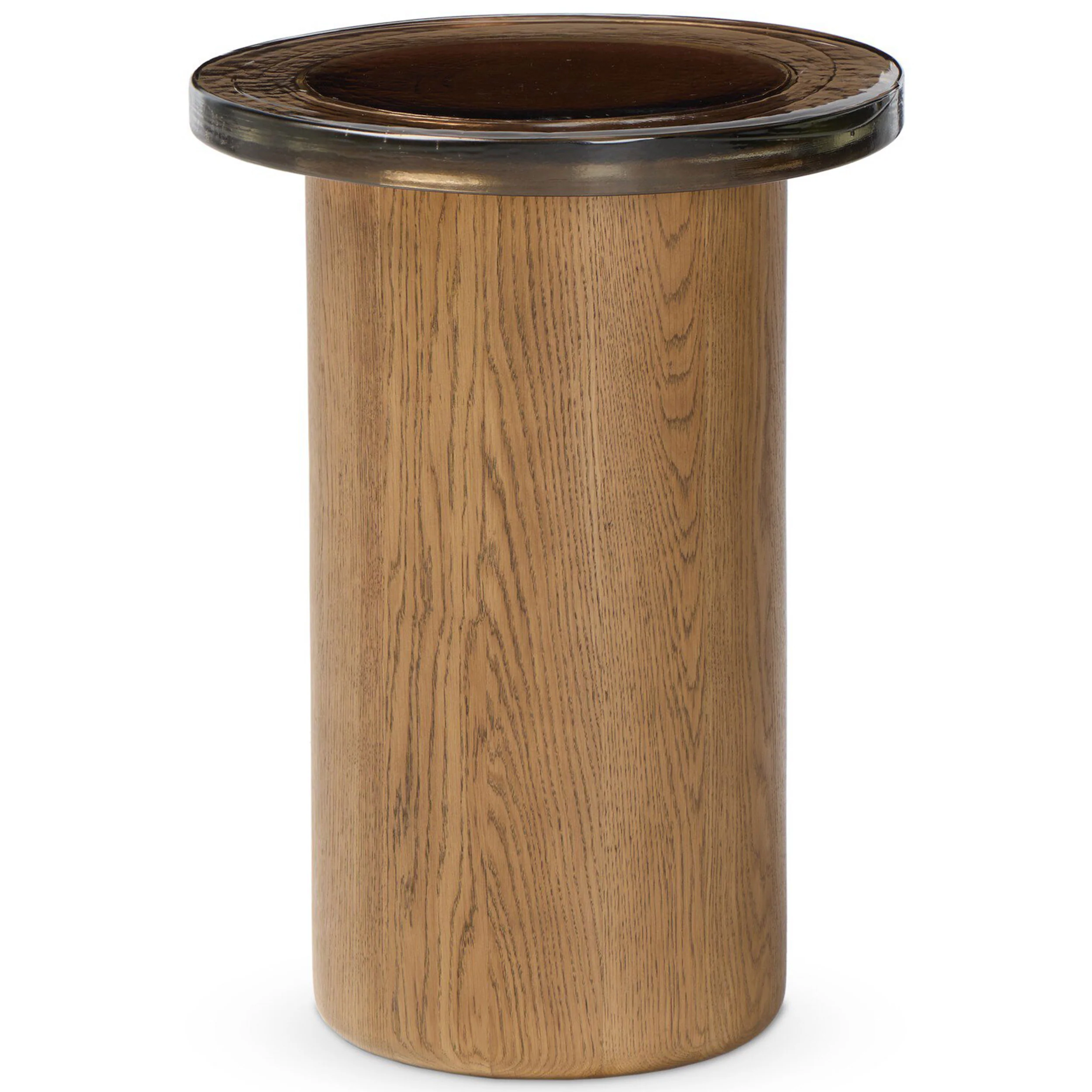 Shira Small End Table, Smoked Brown by Four Hands