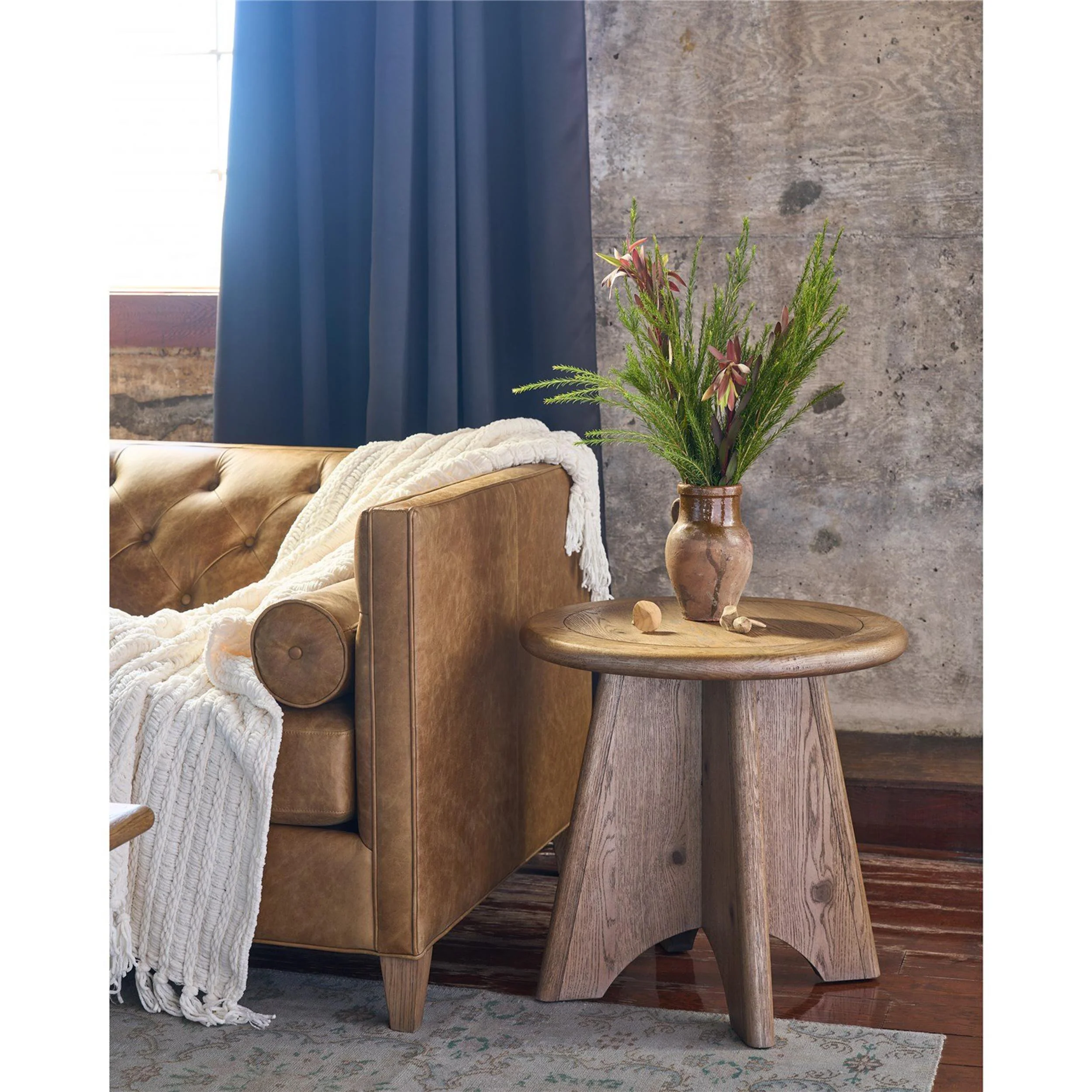 Sienna Round Side Table, Sienna - Image 3