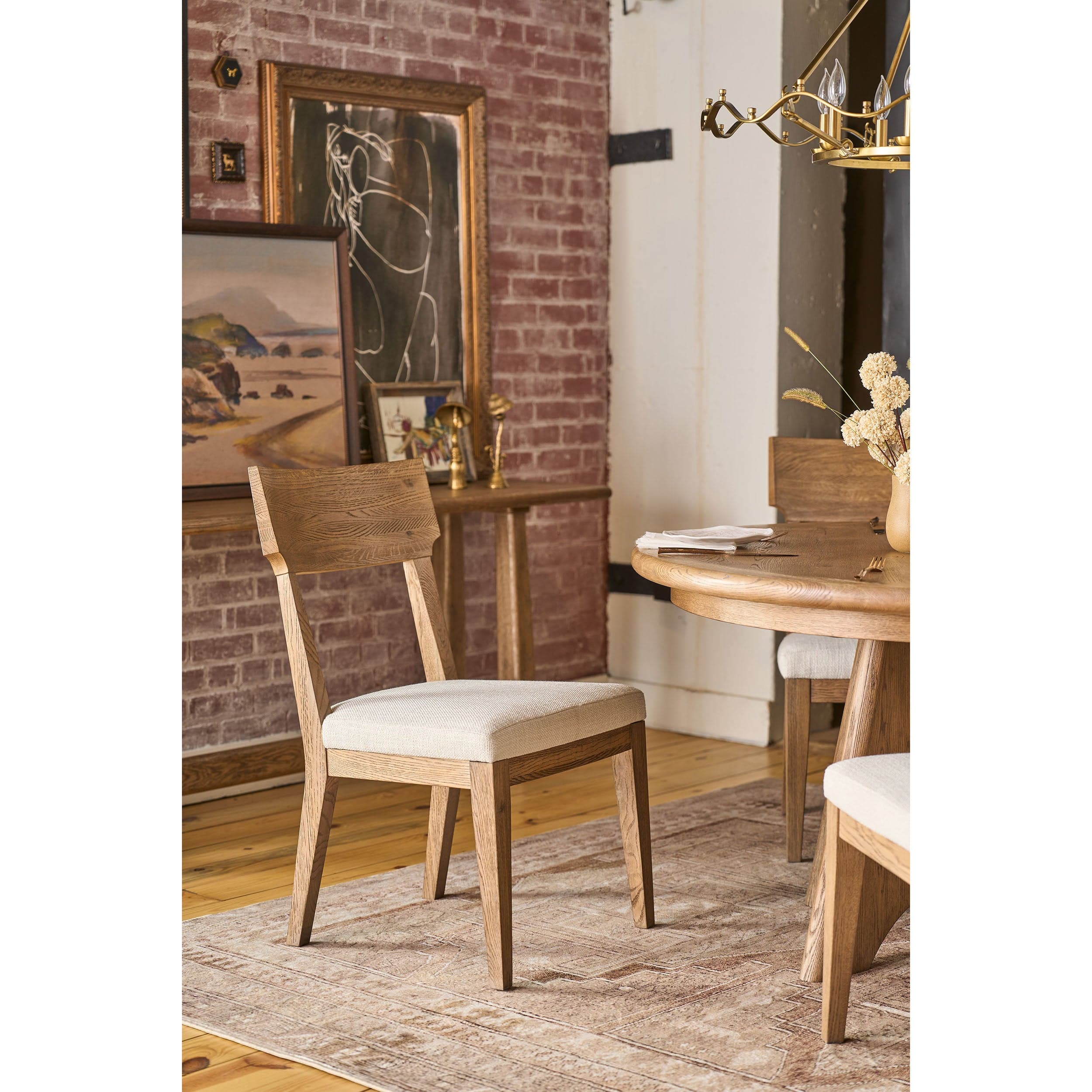 Sienna Wood Back Side Chair, Asbury Oyster, Set of 2 - Image 3