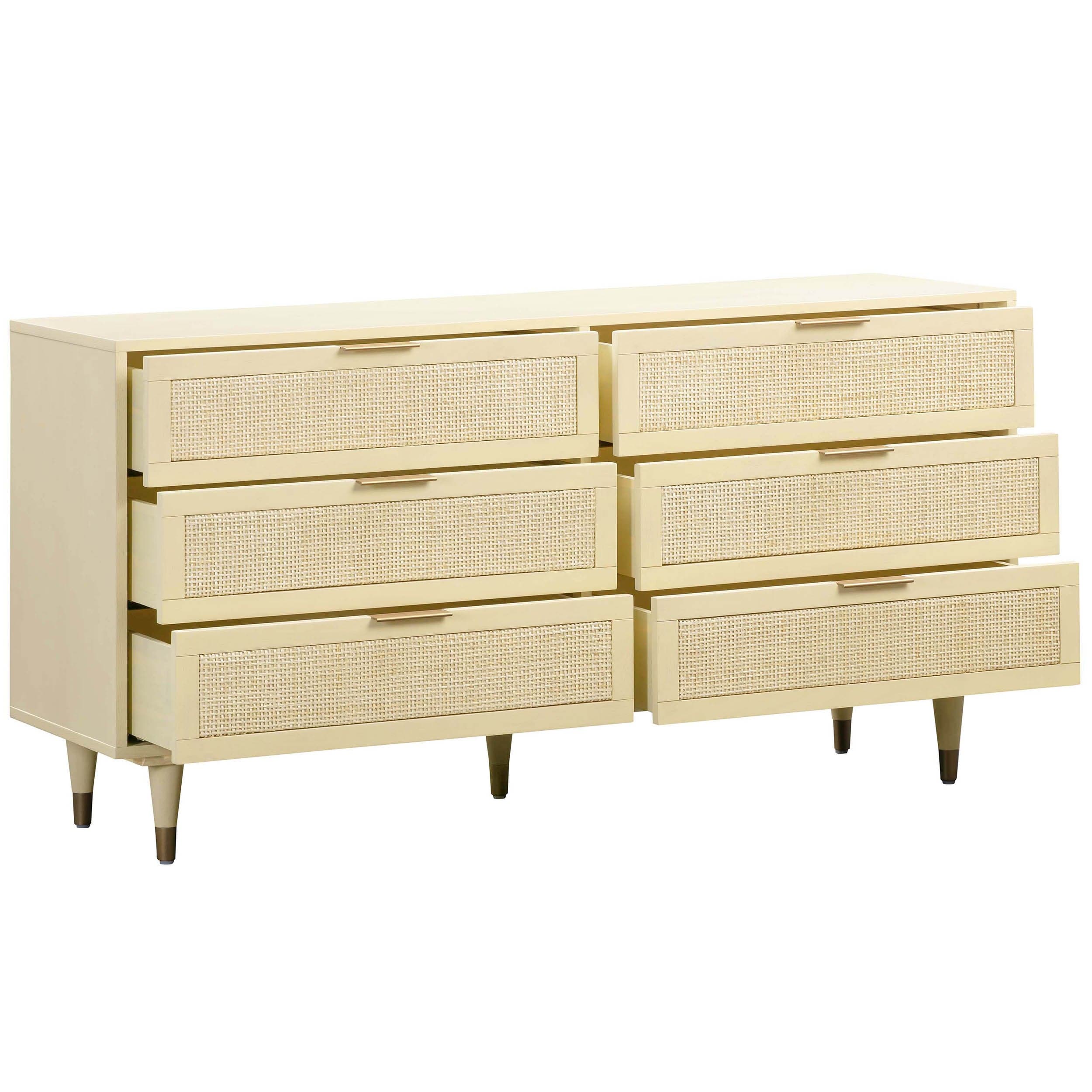 Sierra 6 Drawer Dresser, Buttermilk - Image 4
