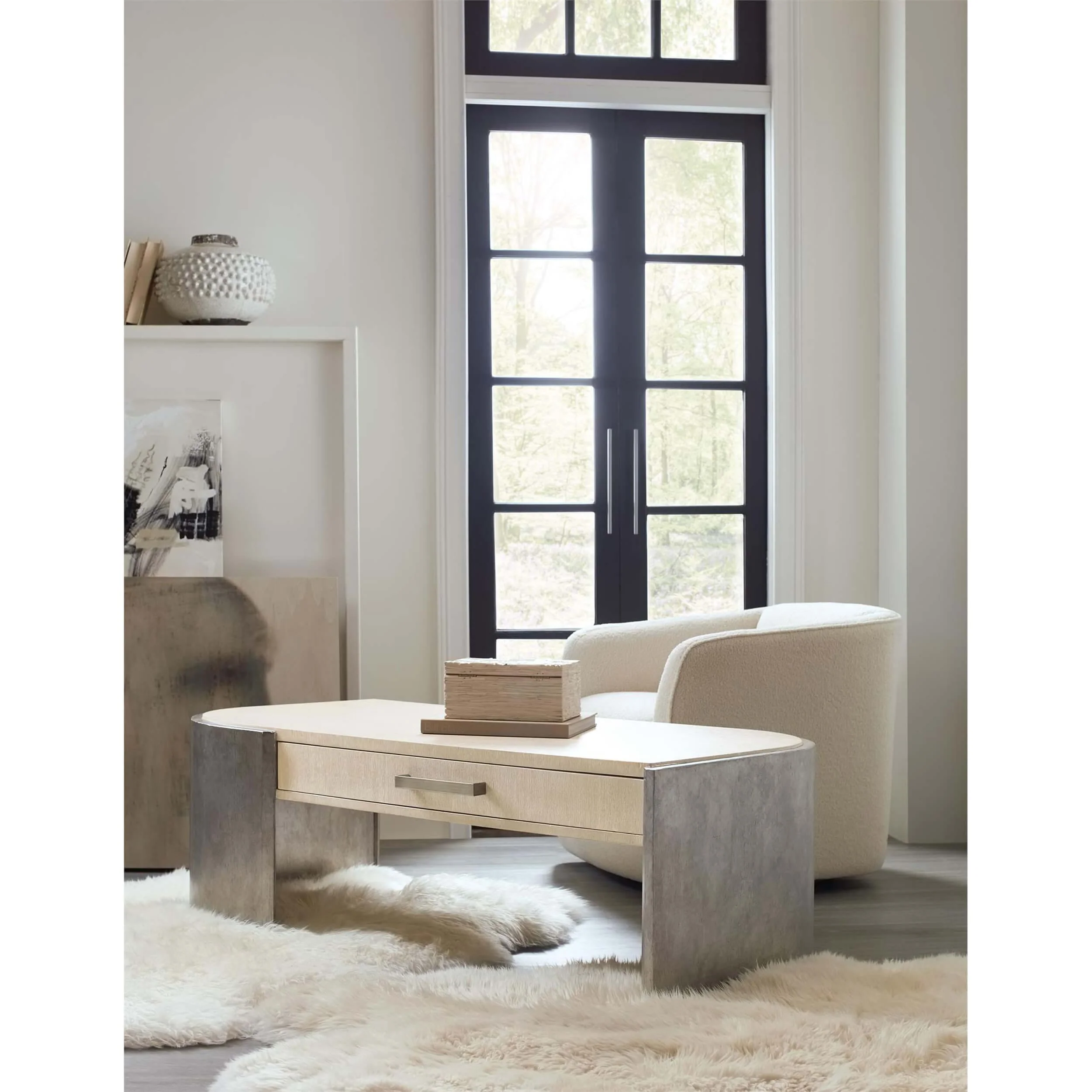 Silverfrost Cocktail Table, Light Wood - Image 5