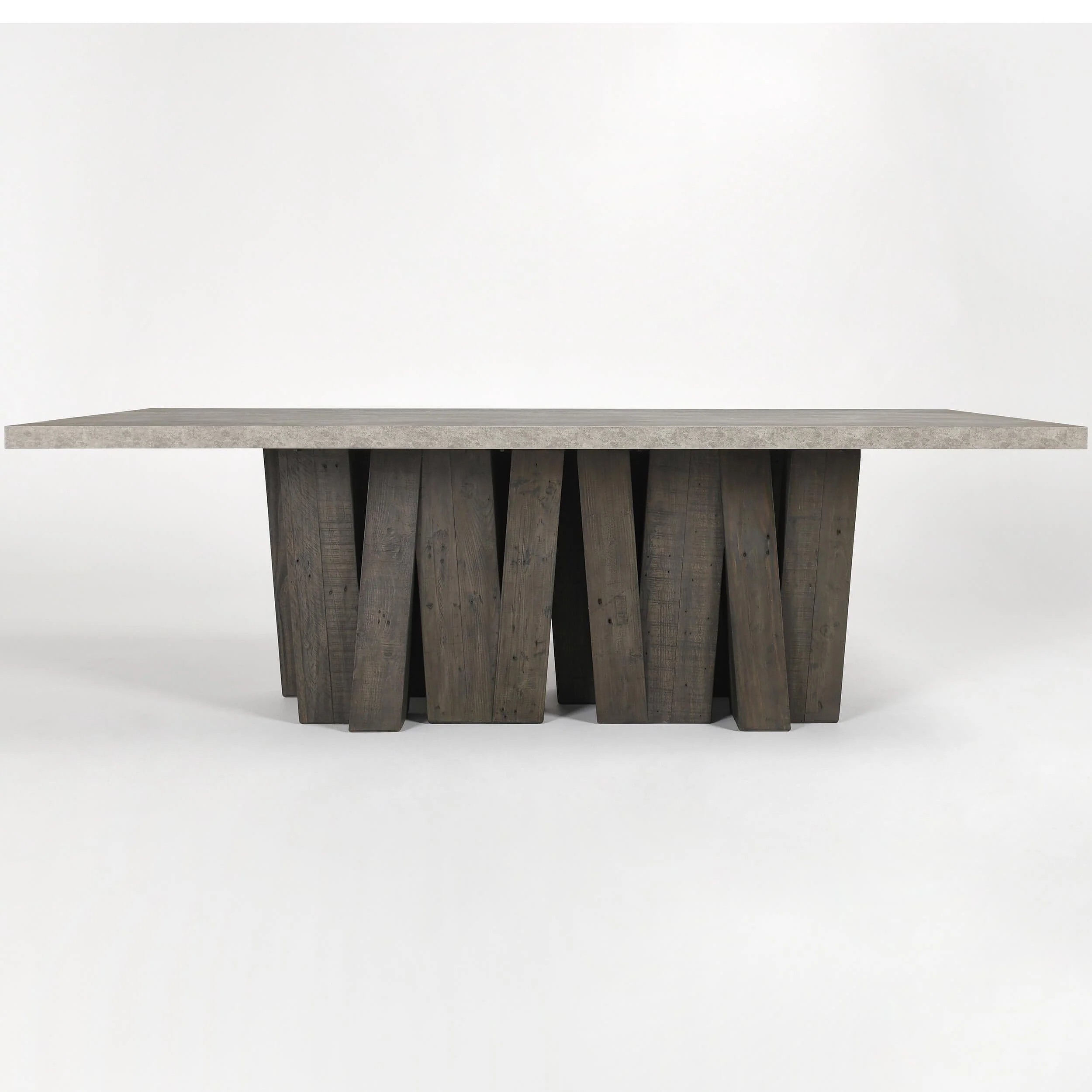 Simone 94" Dining Table, Antique Gray - Image 2
