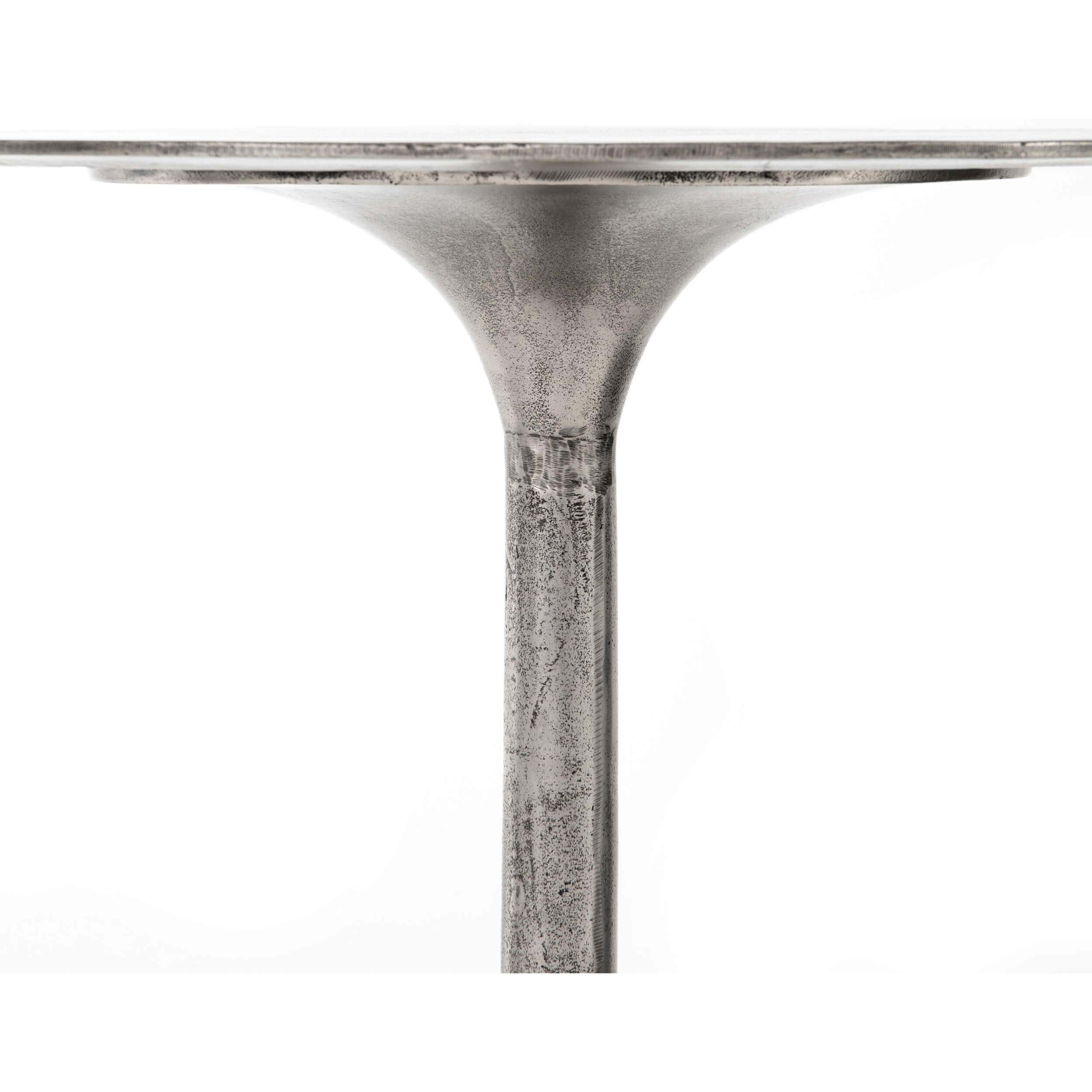 Simone Bar Table, Antique Nickel by Four Hands - Image 4
