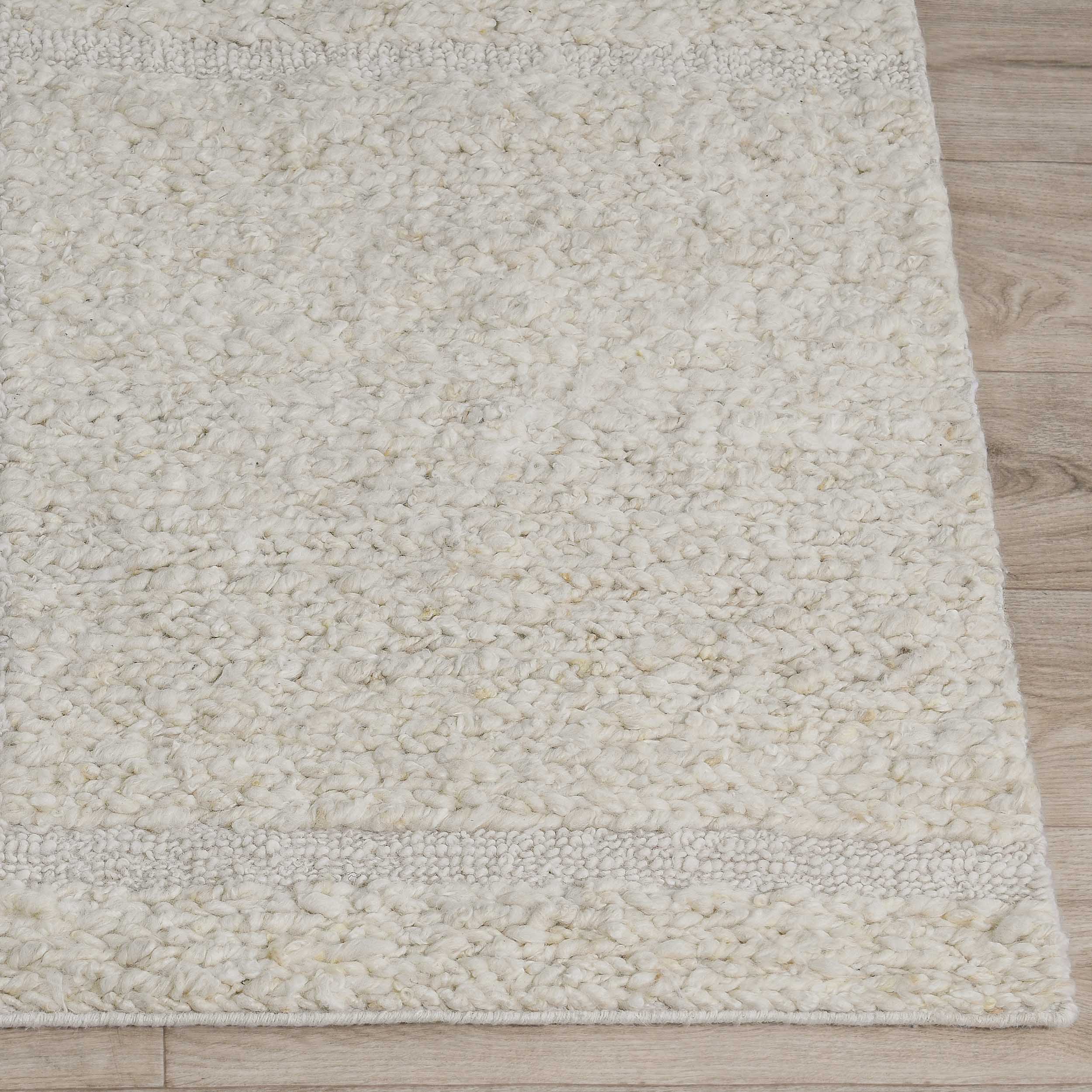 Sinclair Wool Rug, Ivory - Image 2