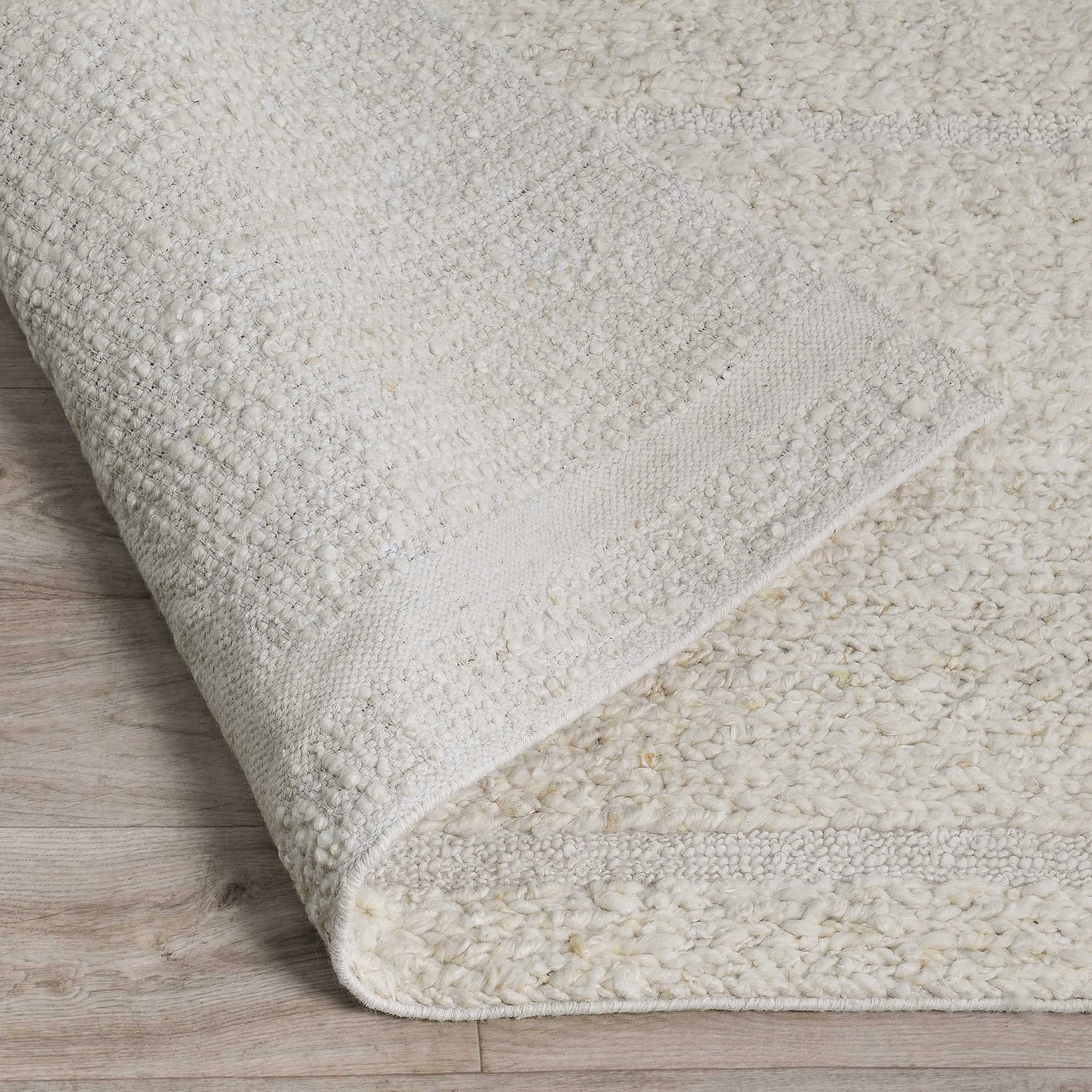 Sinclair Wool Rug, Ivory - Image 3