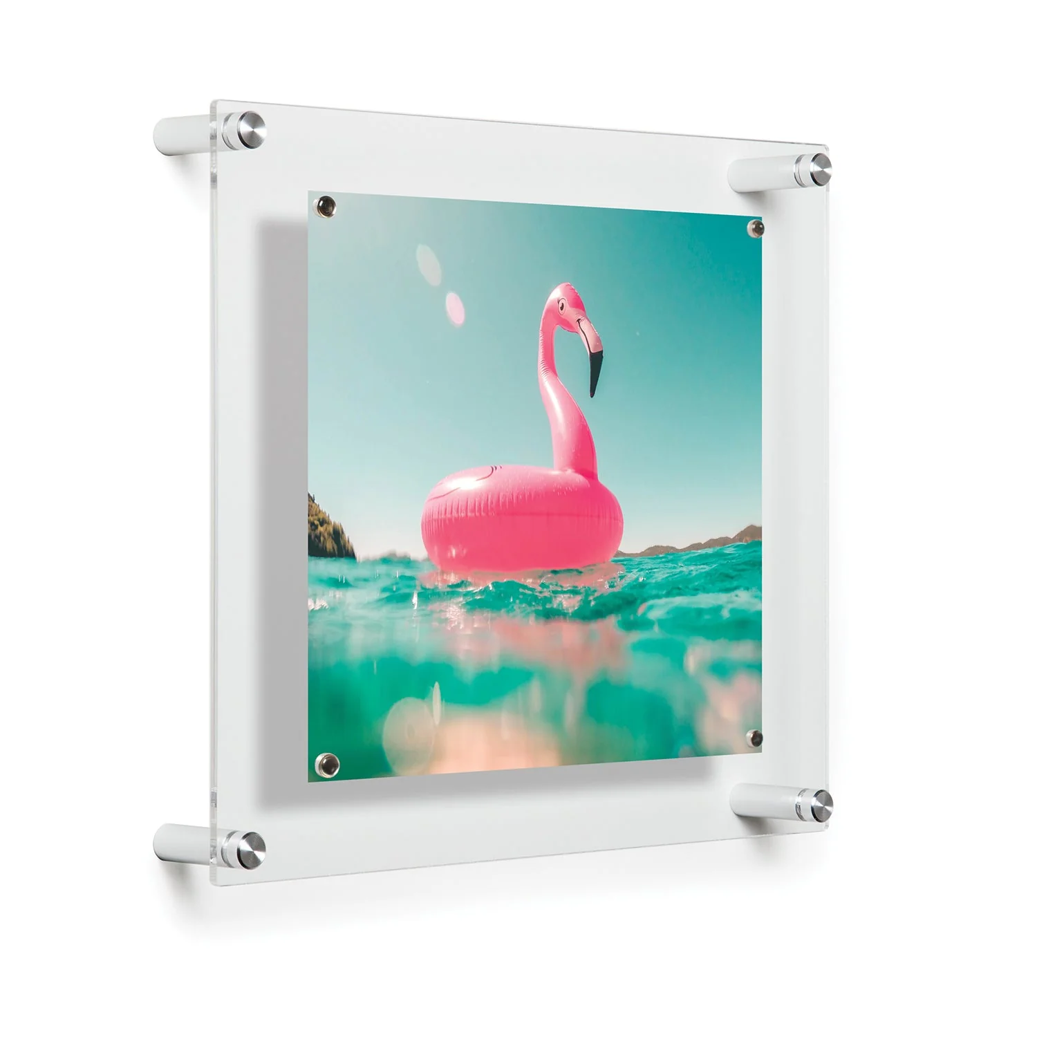 Single Acrylic Magnet Wall Frame - CHOOSE YOUR SIZE (Silver/Gold) - Image 3