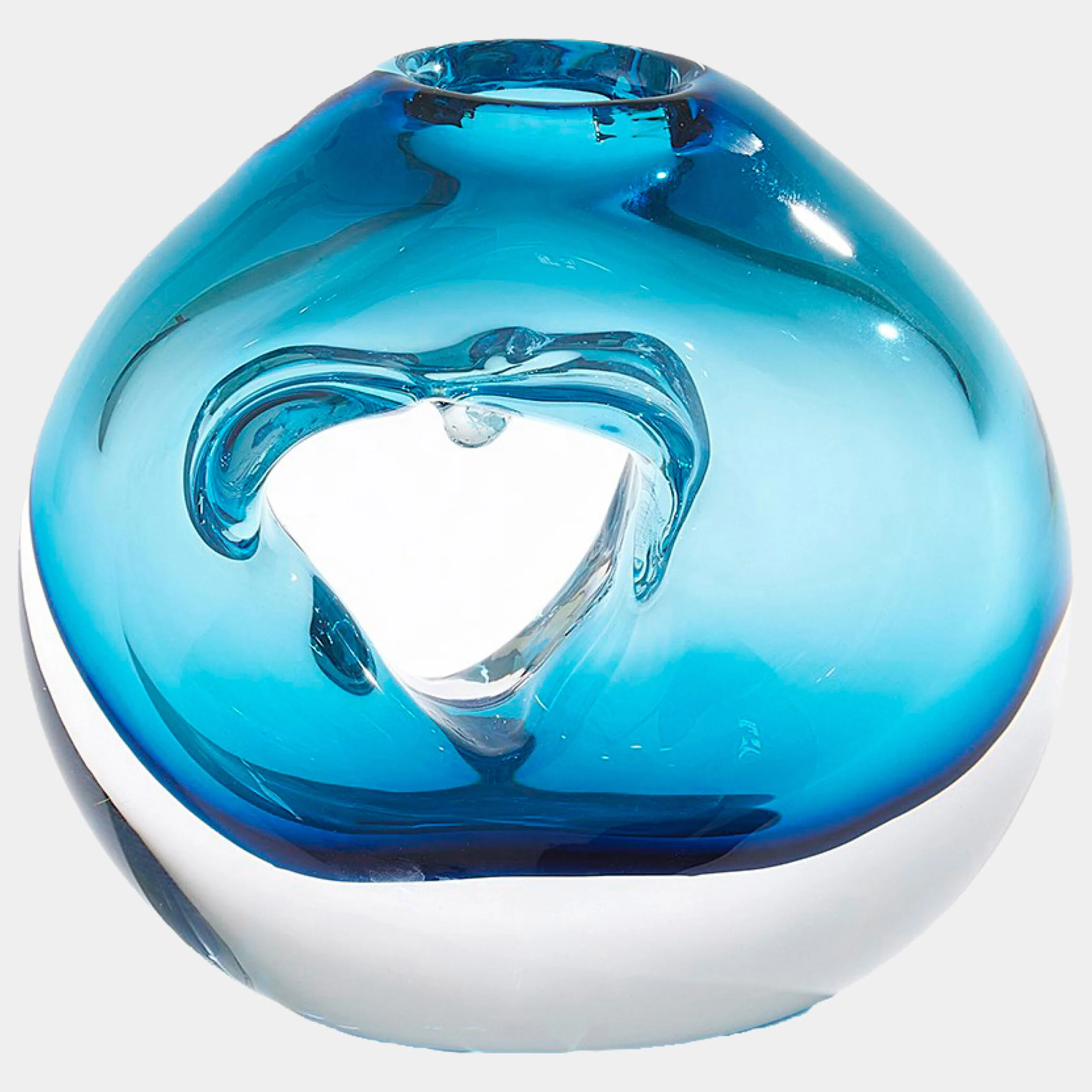 Single Hole Vase, Blue