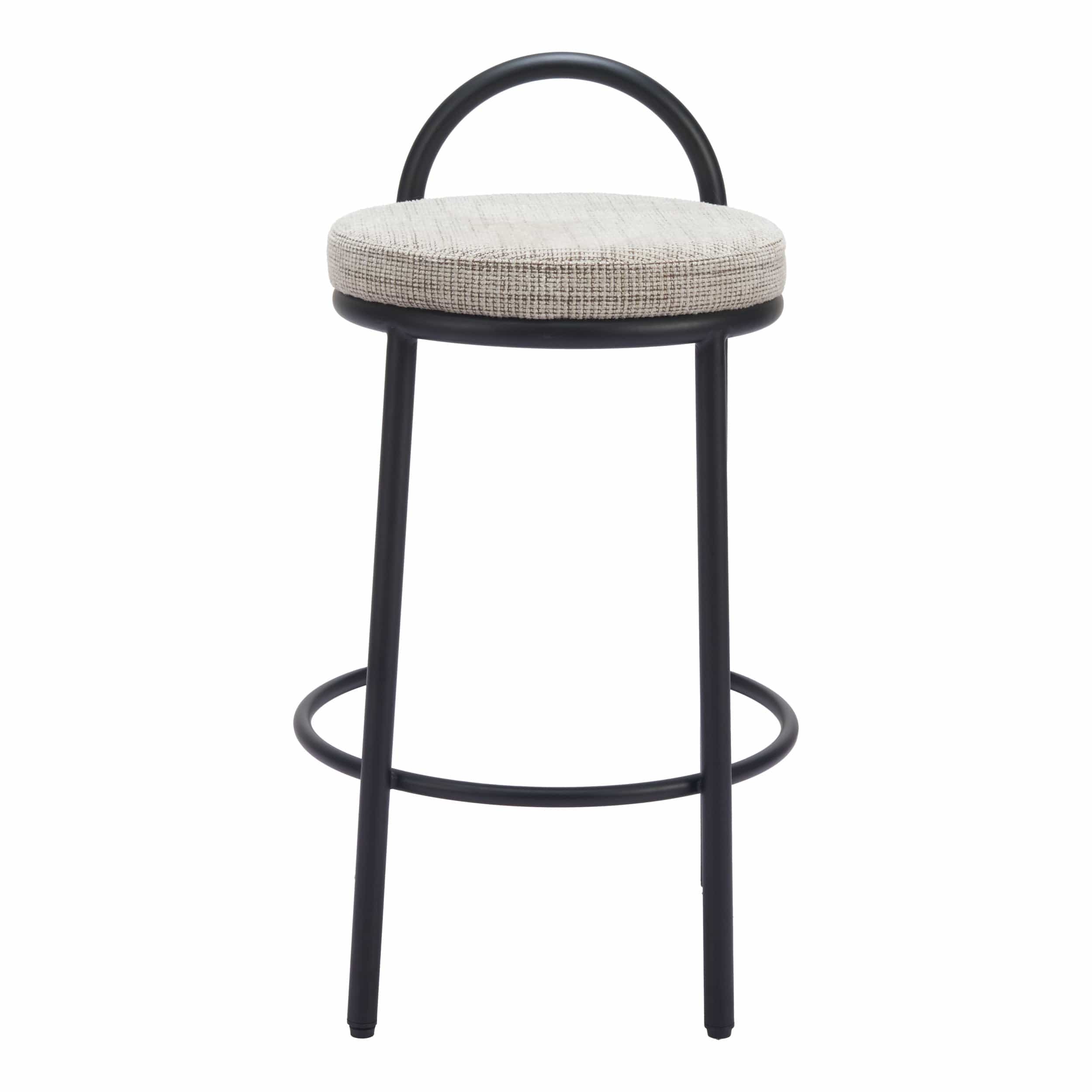 Sisal Counter Stool, Beige Tweed, Set of 2 - Image 2