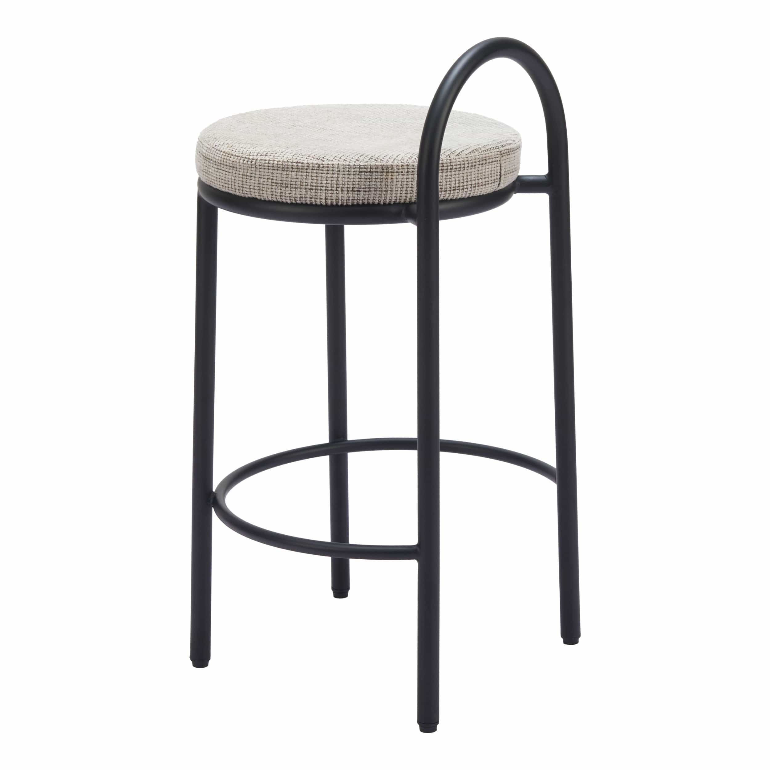Sisal Counter Stool, Beige Tweed, Set of 2 - Image 6