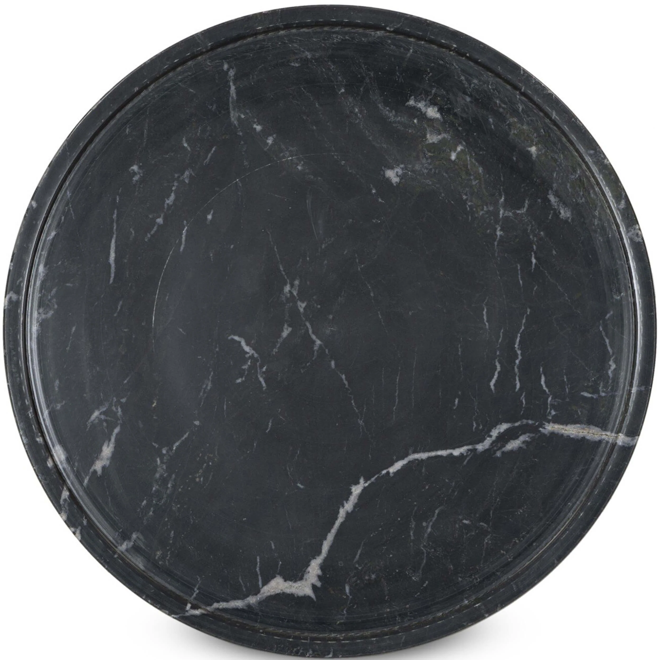 Skylar End Table, Black Marble by Four Hands - Image 2