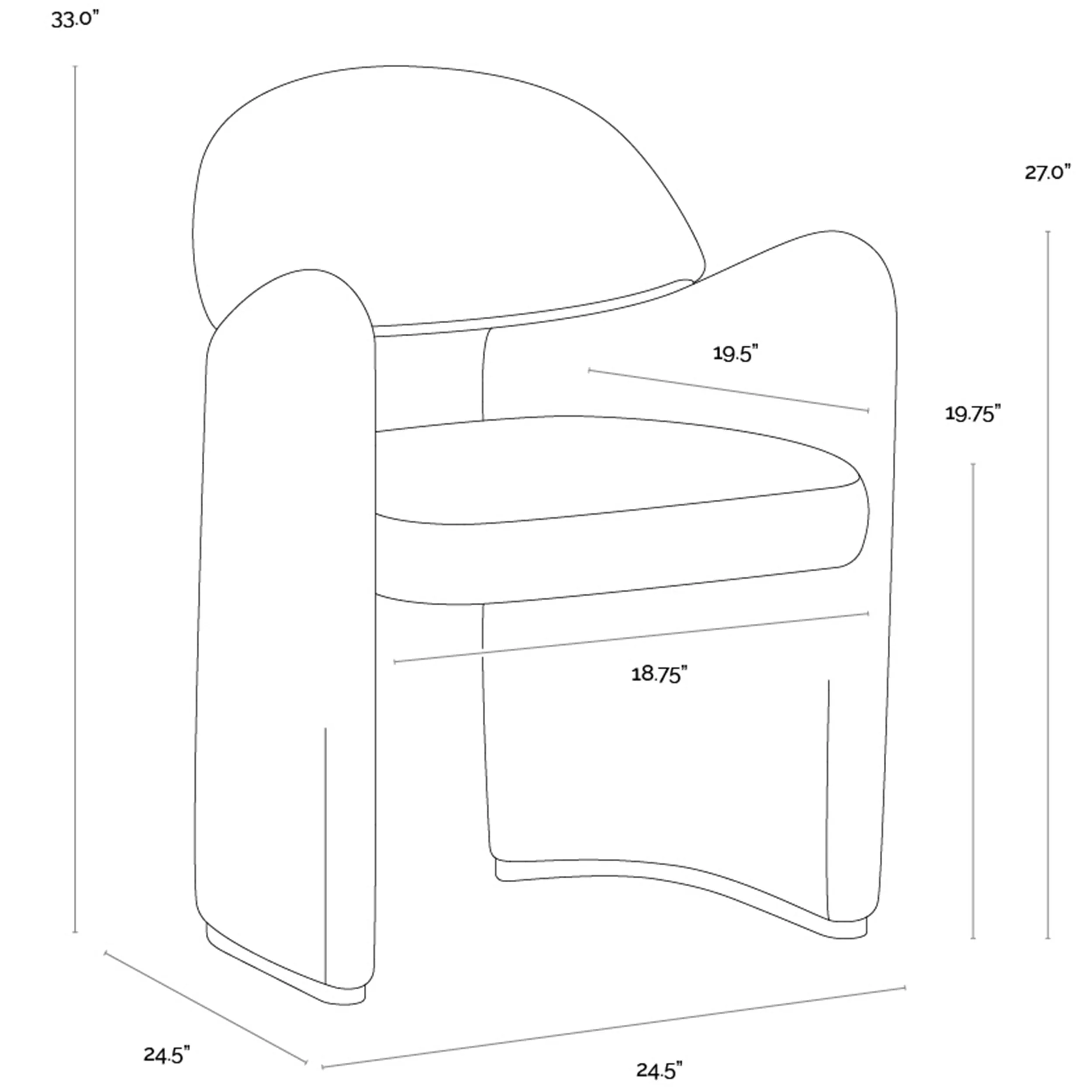 Snowden Dining Armchair, Noah Ecru - Image 6