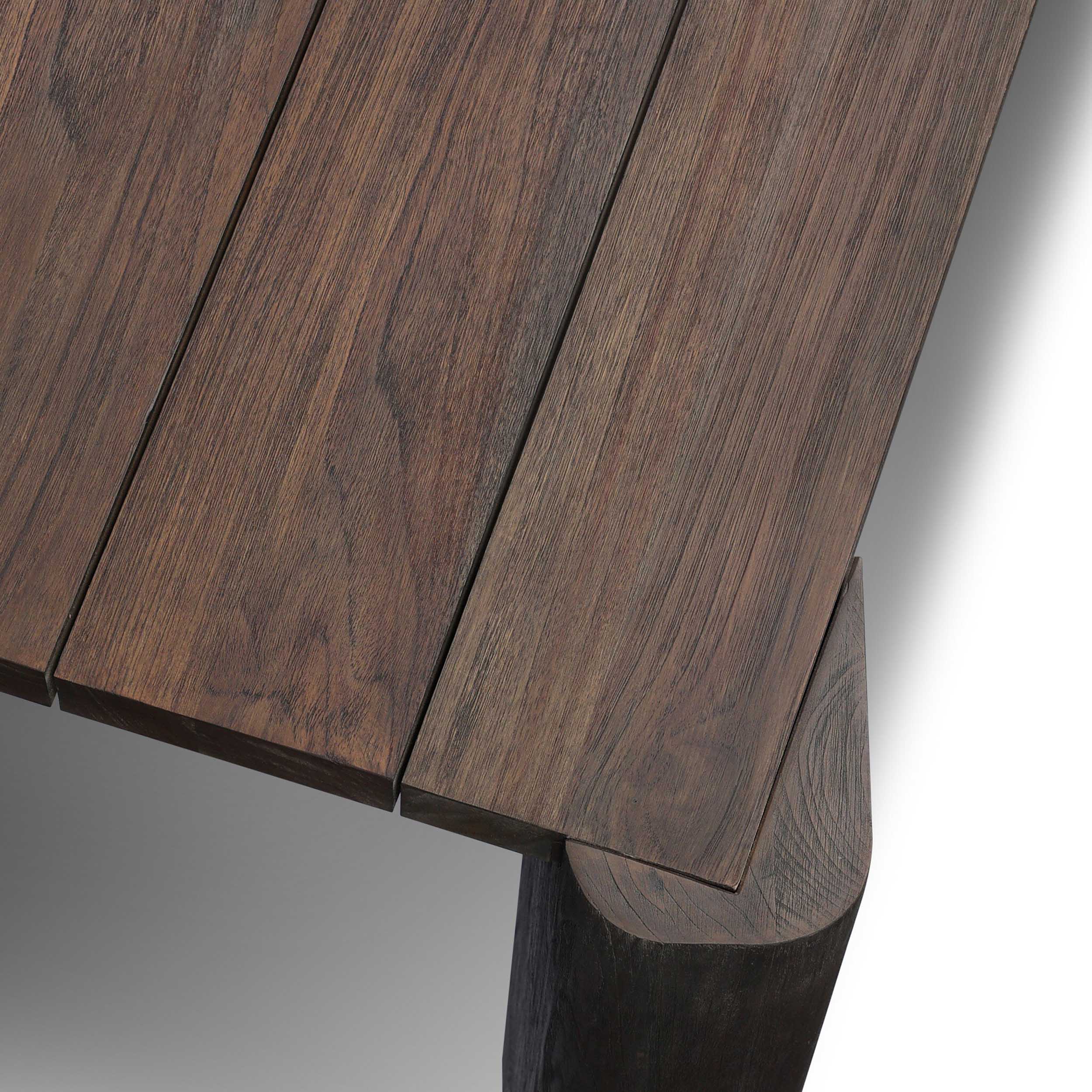 Soho Outdoor Dining Table, Saddle Brown by Four Hands - Image 12