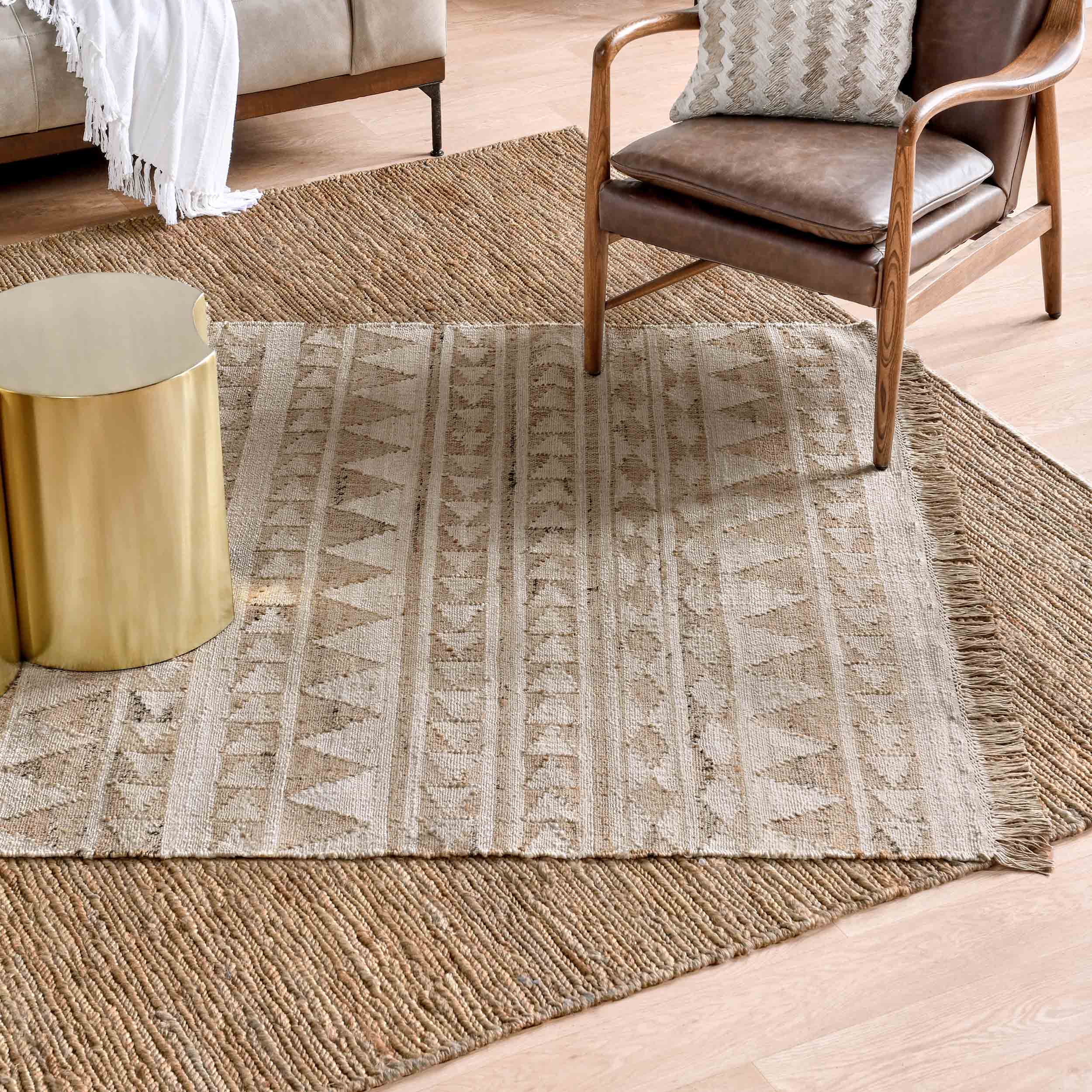 Solana Distressed Rug, Ivory Natural - Image 2
