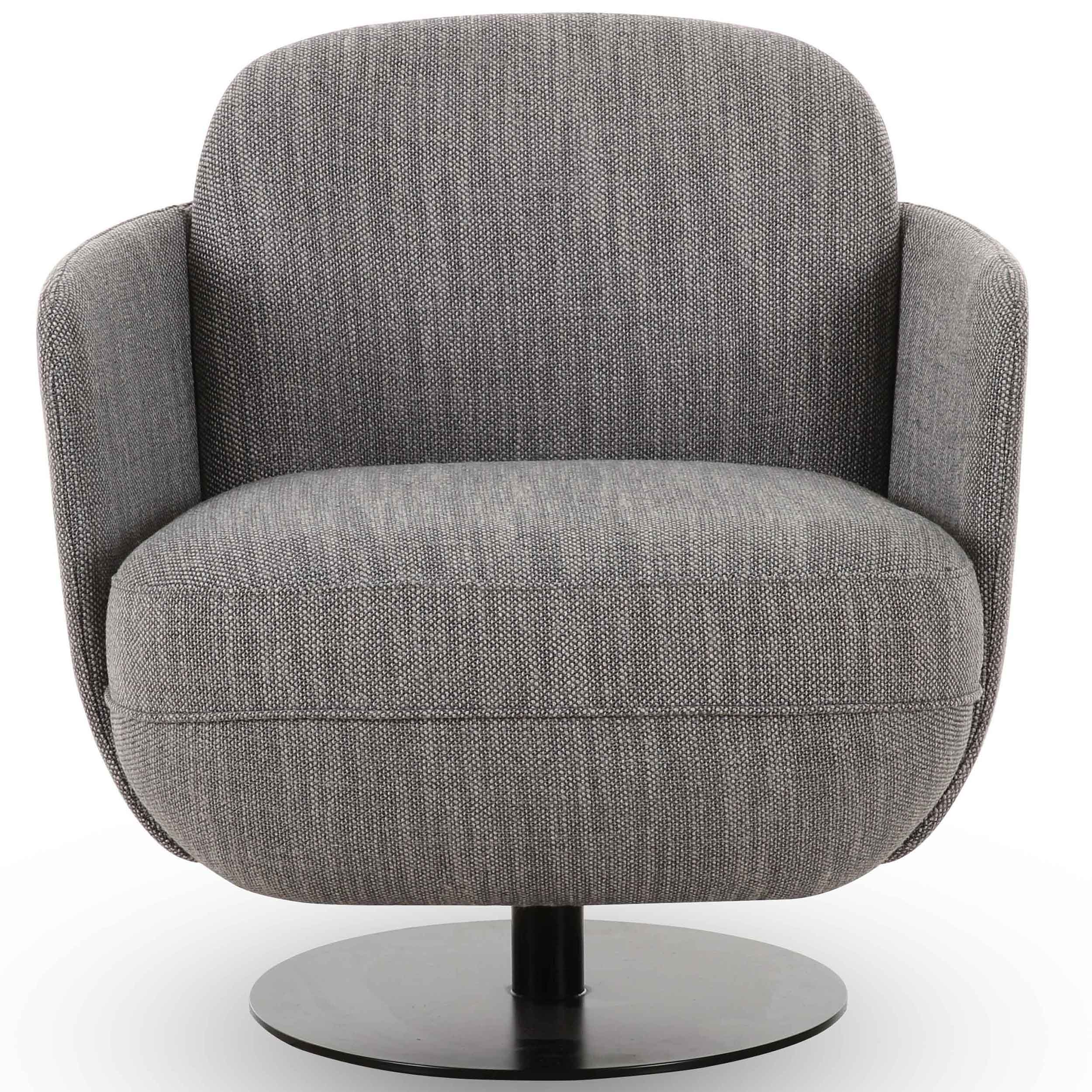 Solange Swivel Chair,Grey - Image 2