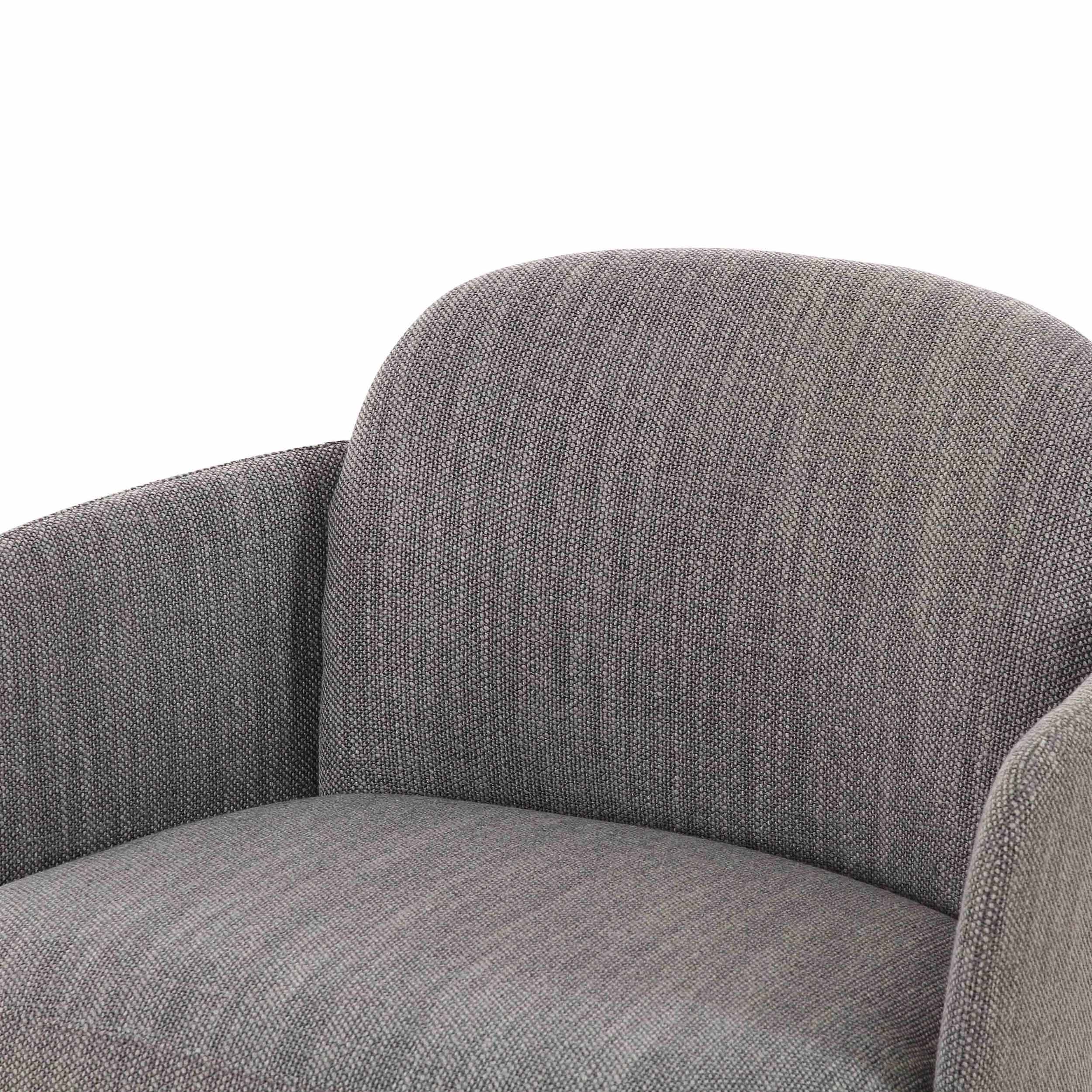 Solange Swivel Chair,Grey - Image 4
