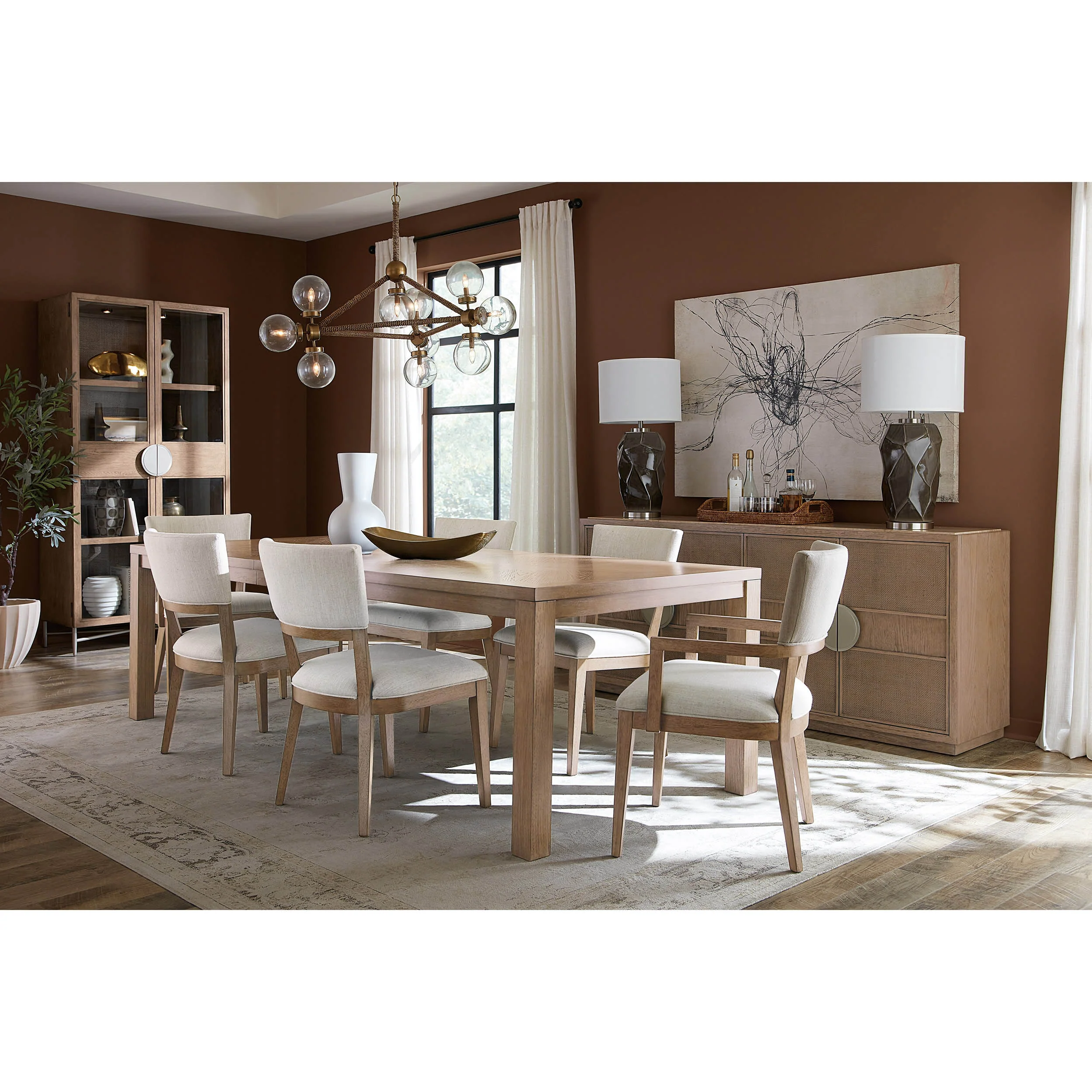 Sonnet Upholstered Dining Chair, Savile Oatmeal, Set of 2 - Image 6
