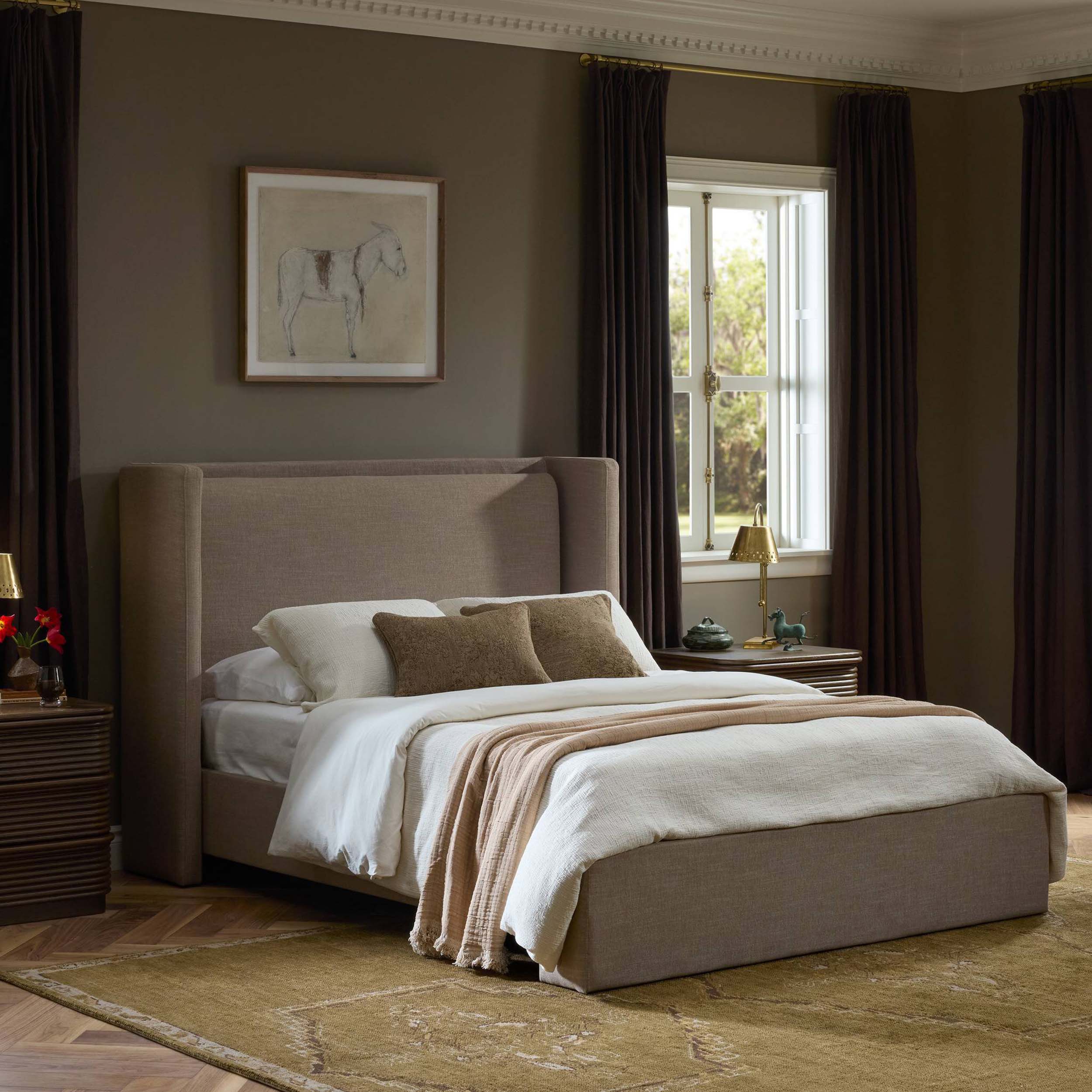 Sophia Bed, Nomad Taupe by Four Hands - Image 5