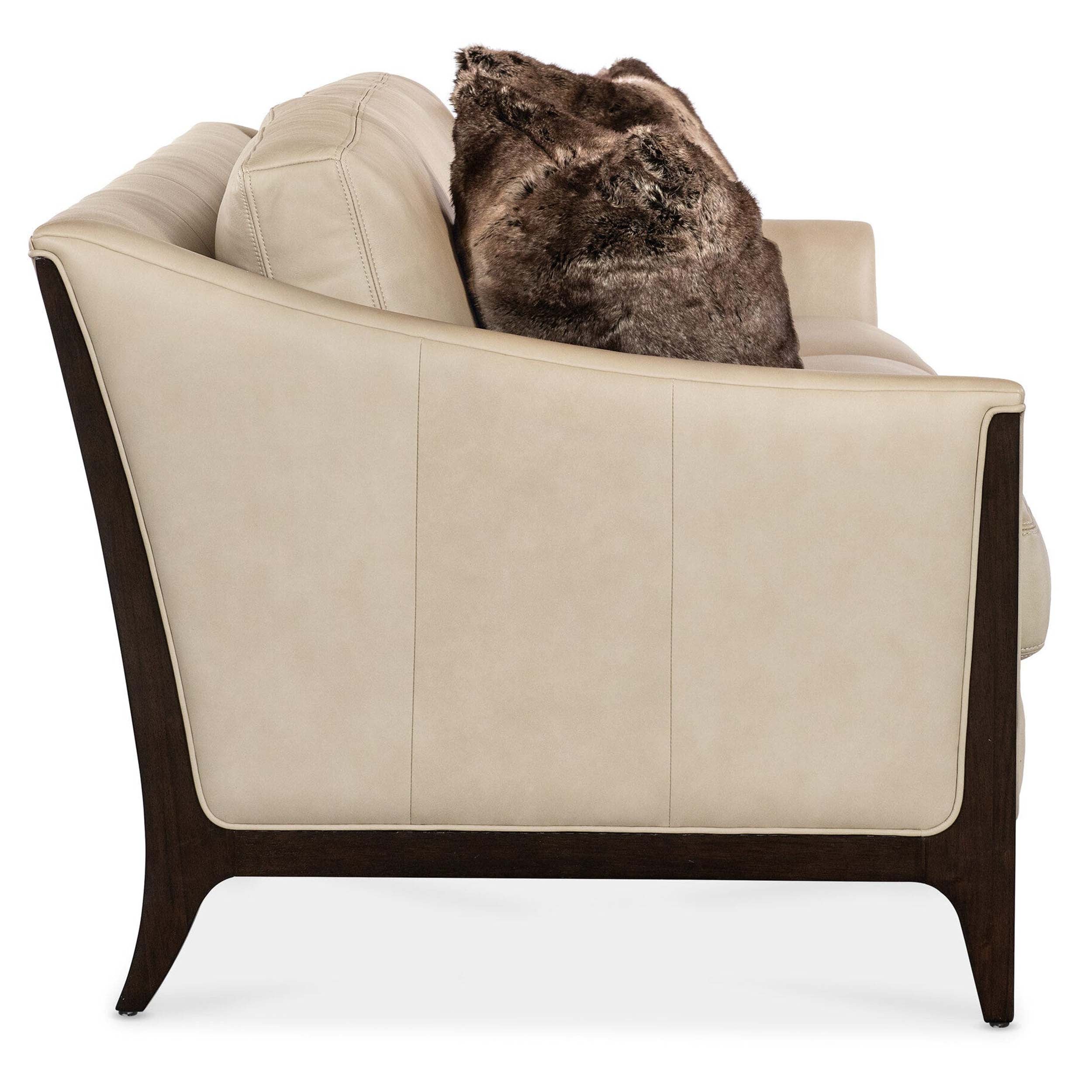 Sophia Leather Sofa, Aline Stonewash - Image 3