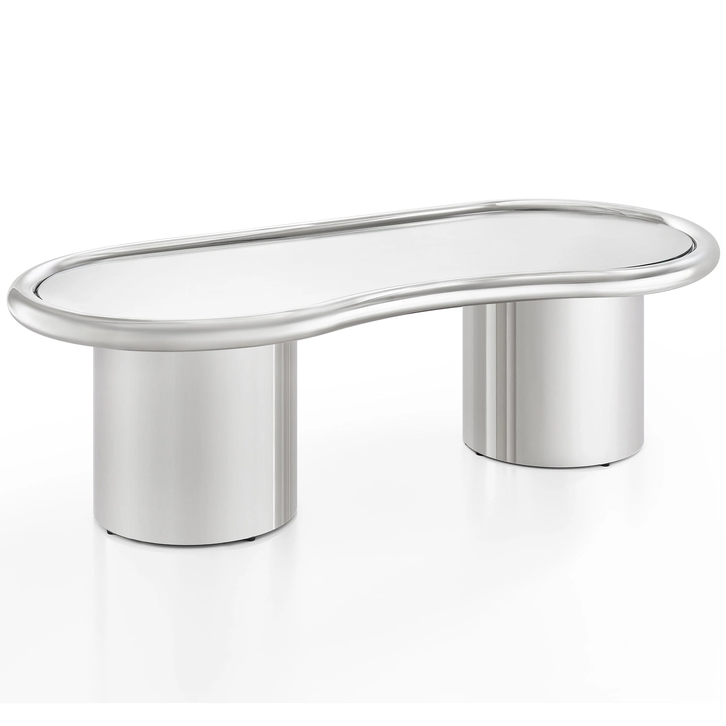 Sorya Coffee Table, Chrome