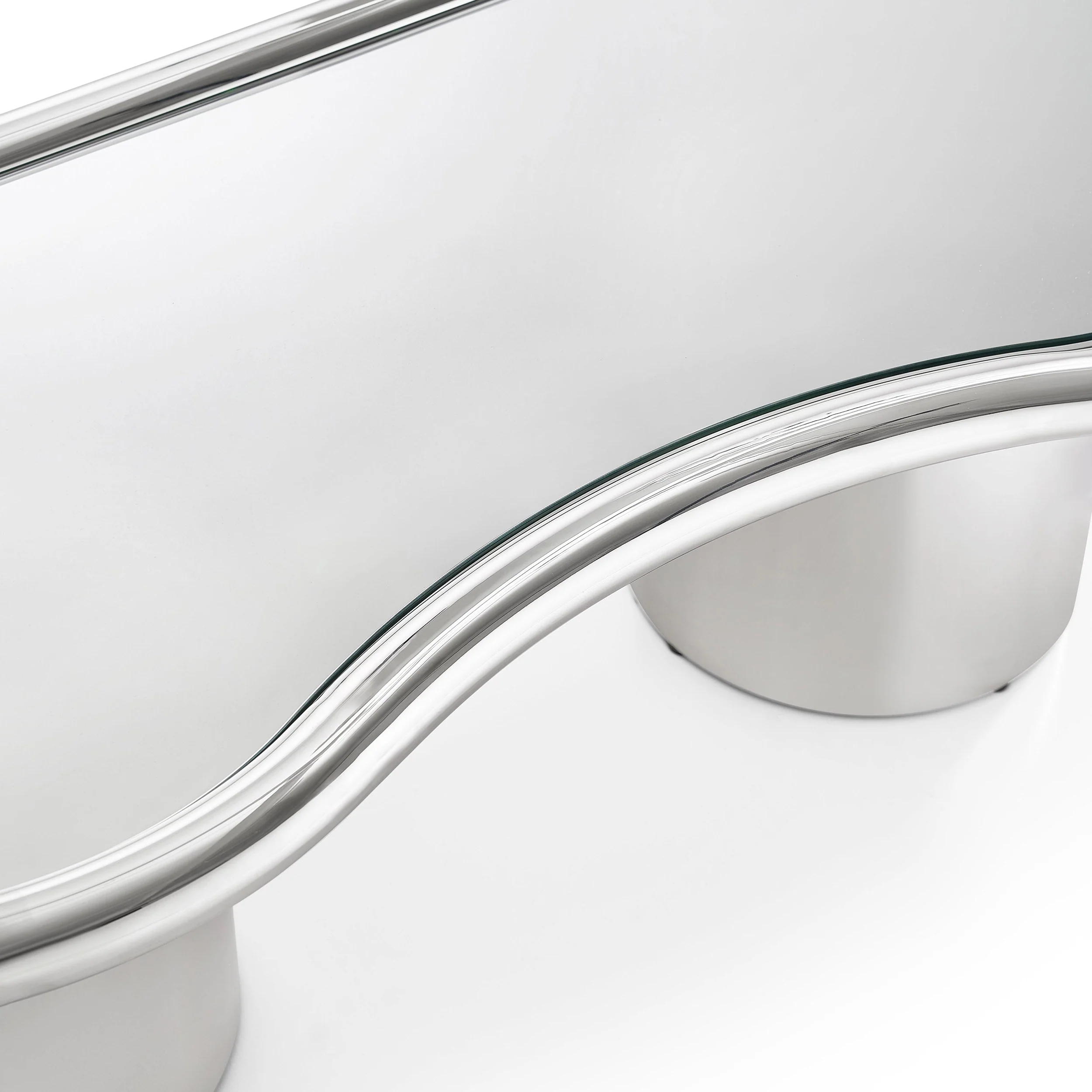 Sorya Coffee Table, Chrome - Image 5