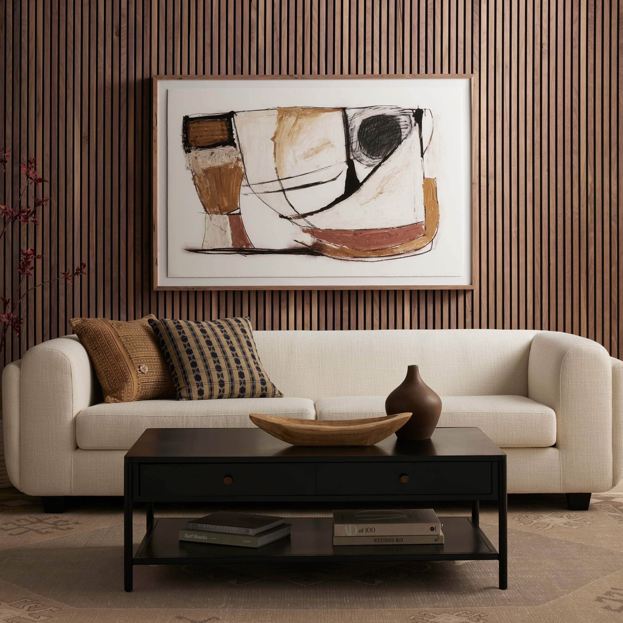 Soto Coffee Table, Black by Four Hands - Image 5