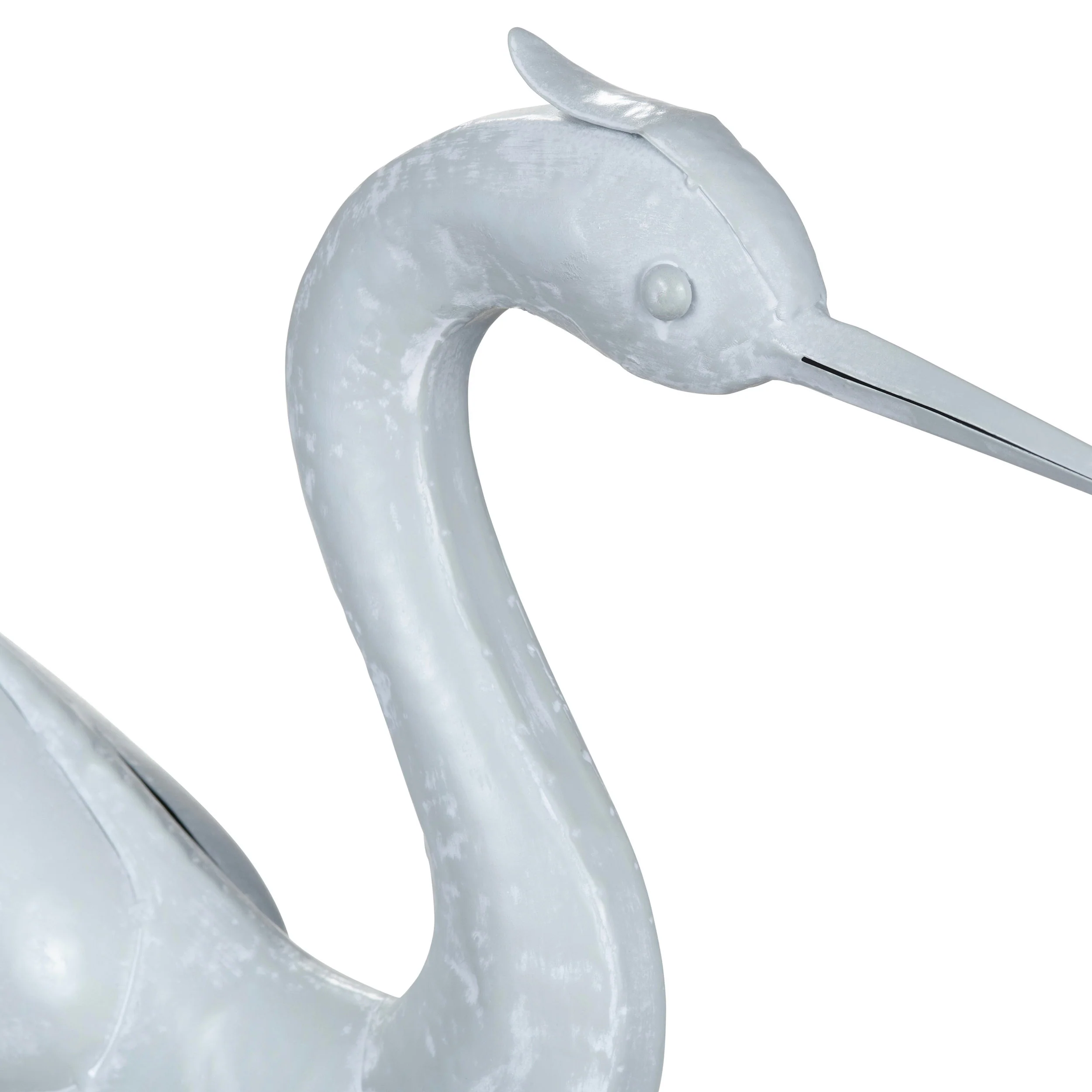 Sperry Crane Statue 1, White - Image 4