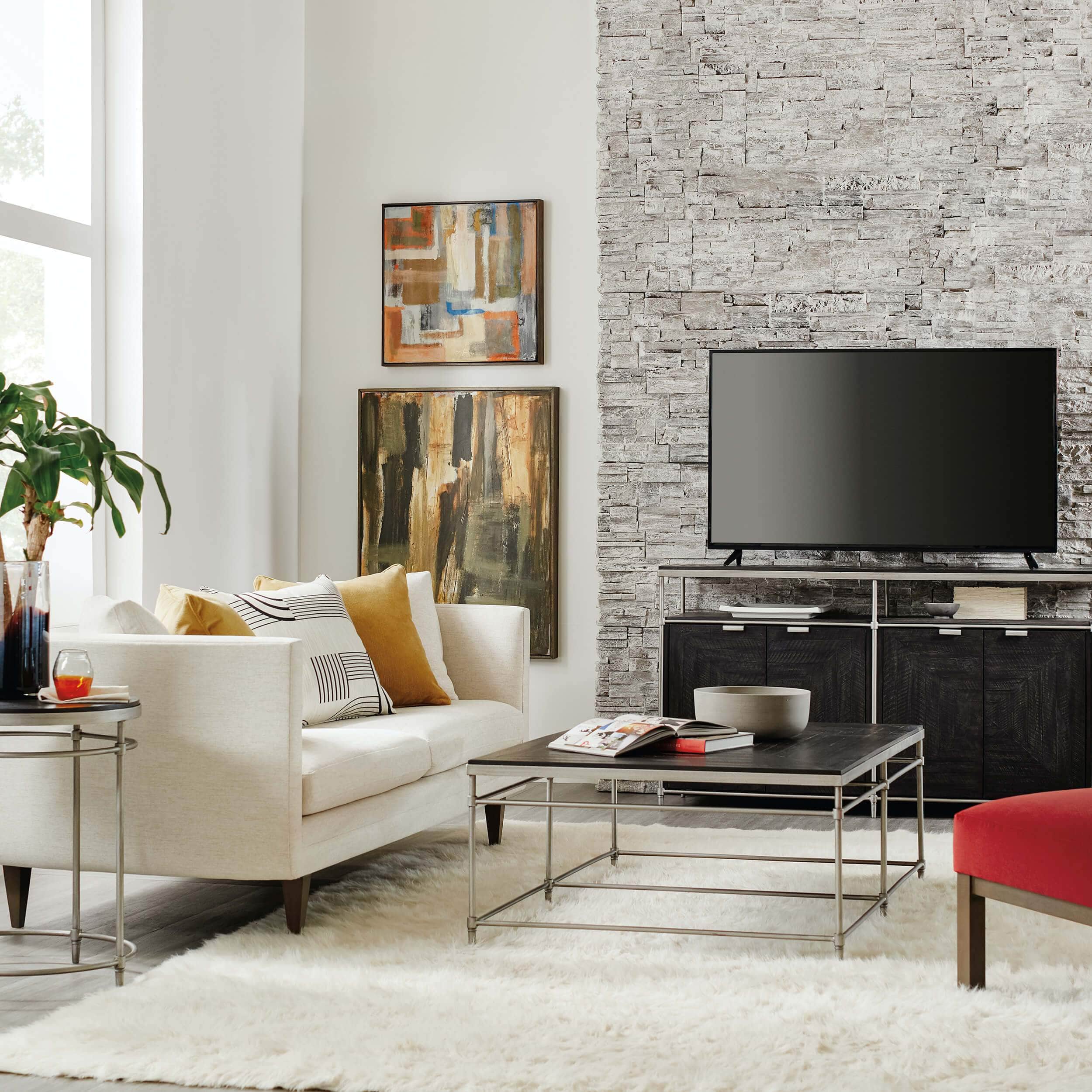 St. Armand Rectangular Cocktail Table - Image 3