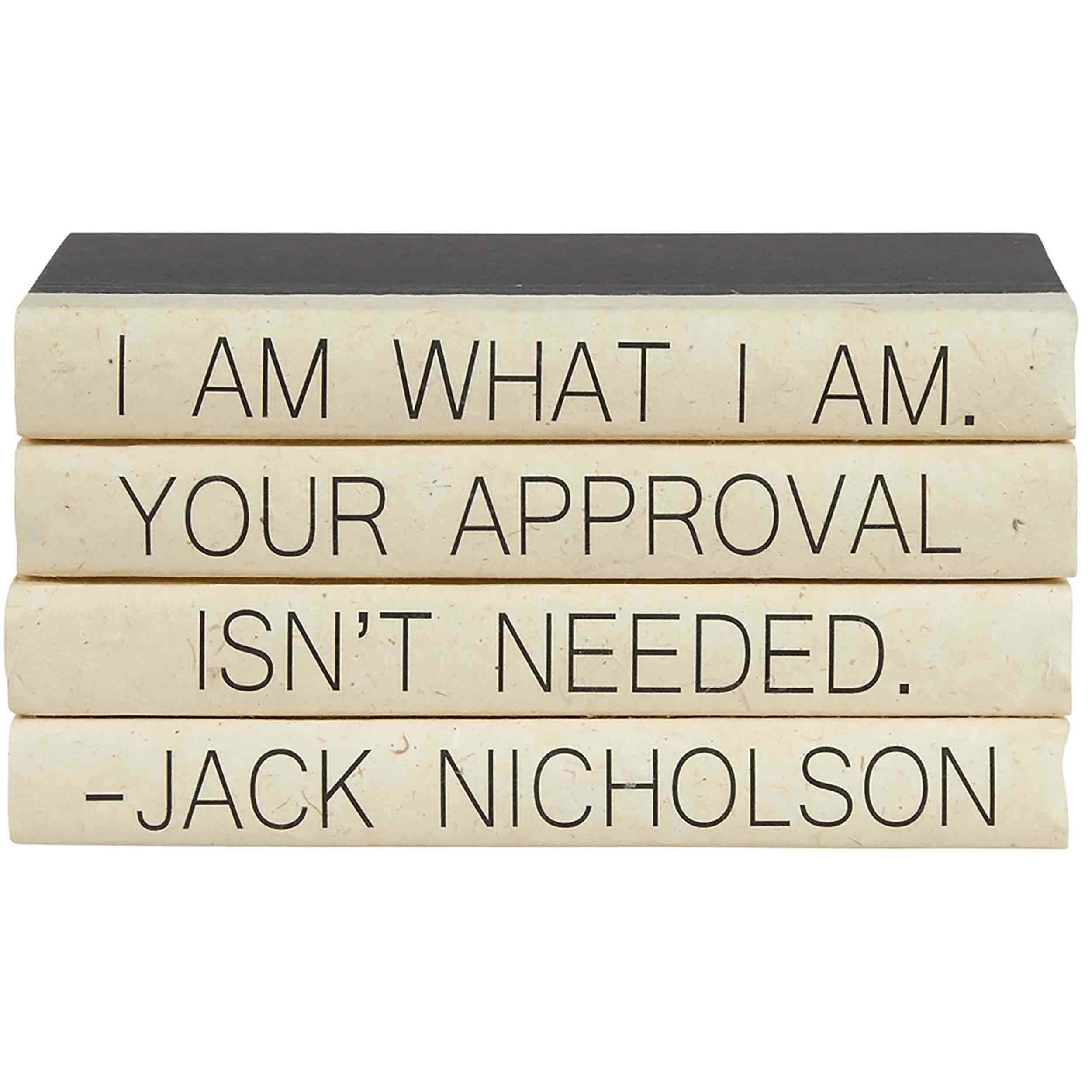 Stack of Books, I Am What I Am