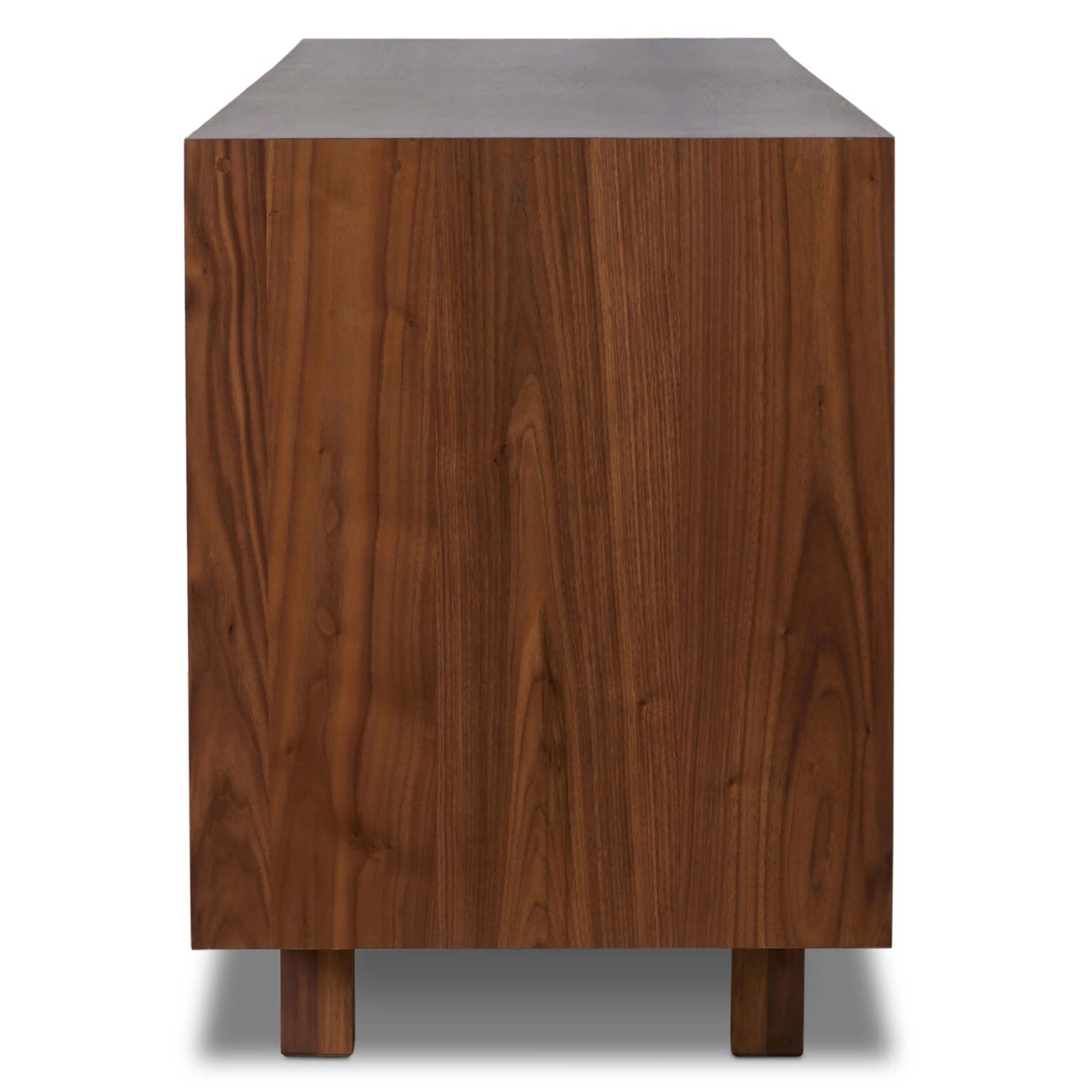 Stafford Media Console, Walnut Natural by Four Hands - Image 3