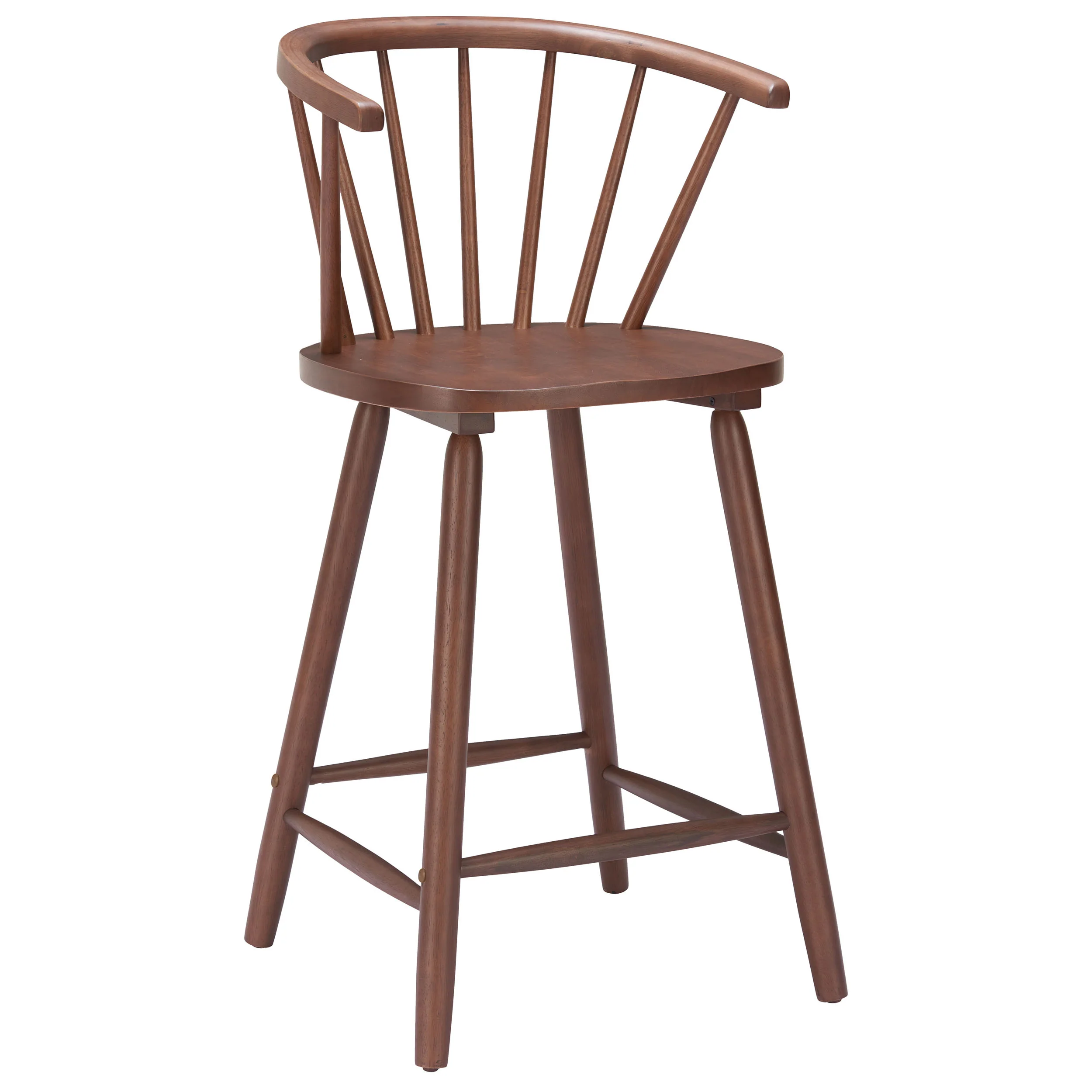Stenger Bar & Counter Stool, Walnut, Set of 2 - Image 5