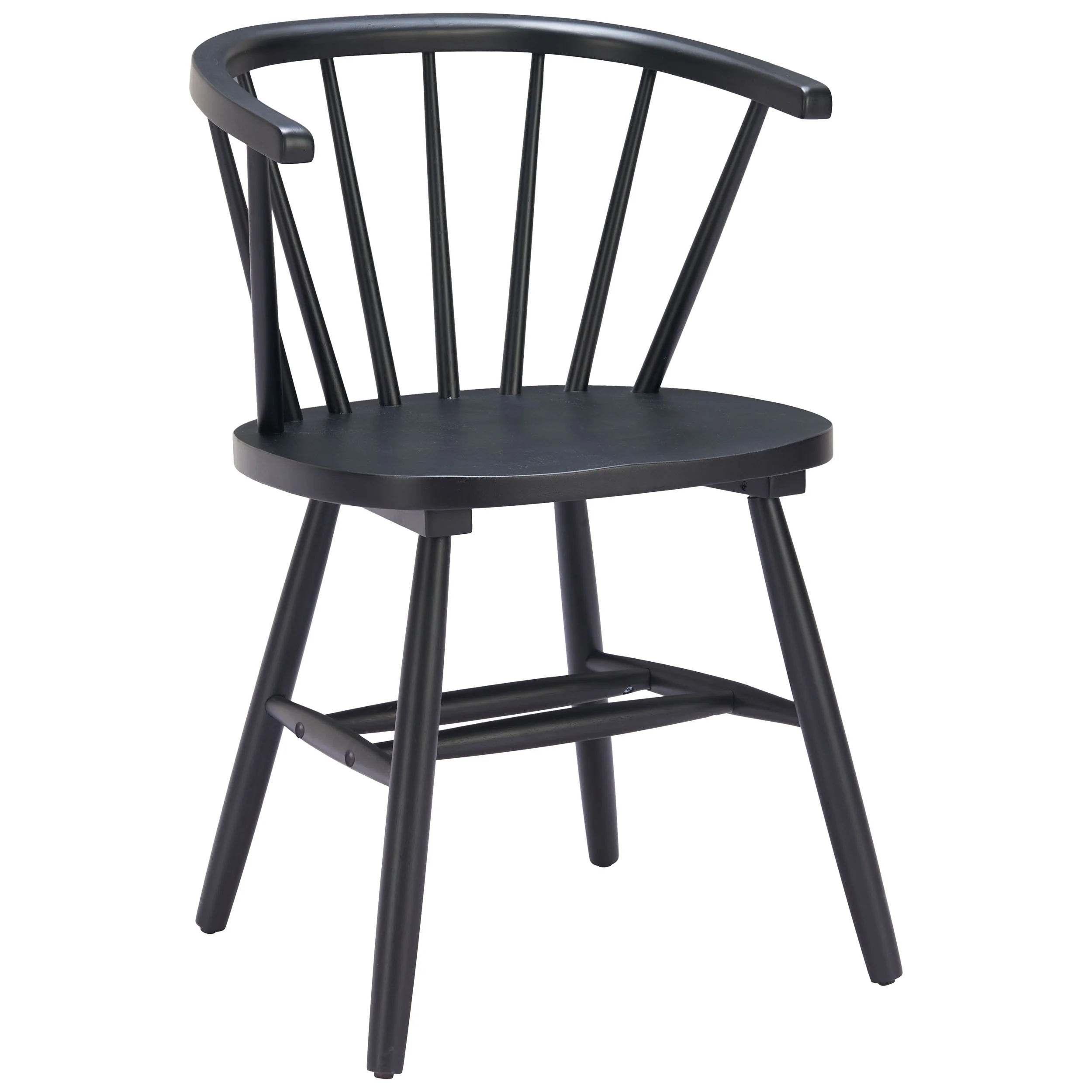 Stenger Dining Chair, Black, Set of 2