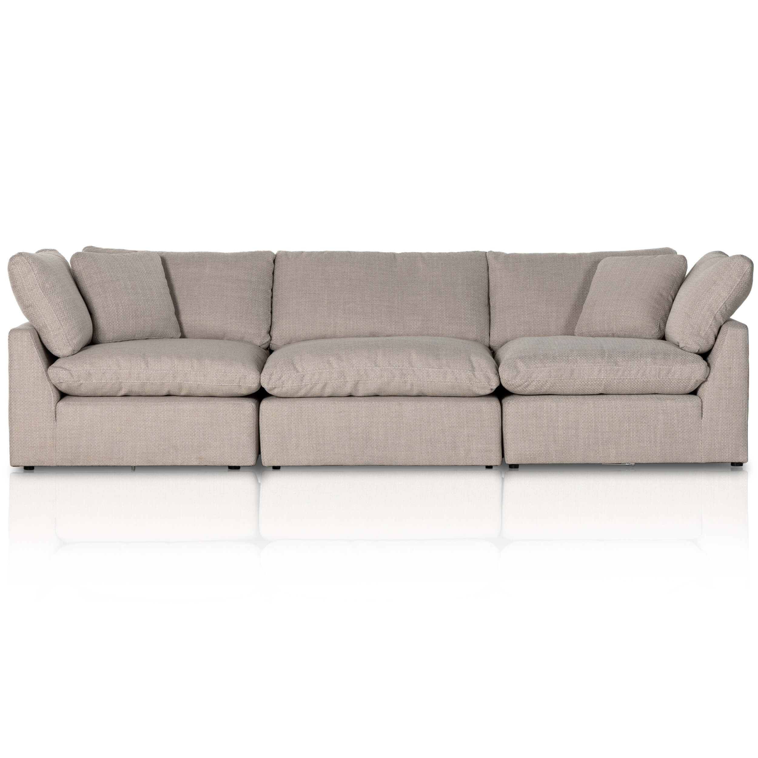 Stevie 3 Piece Sectional, Gibson Wheat by Four Hands