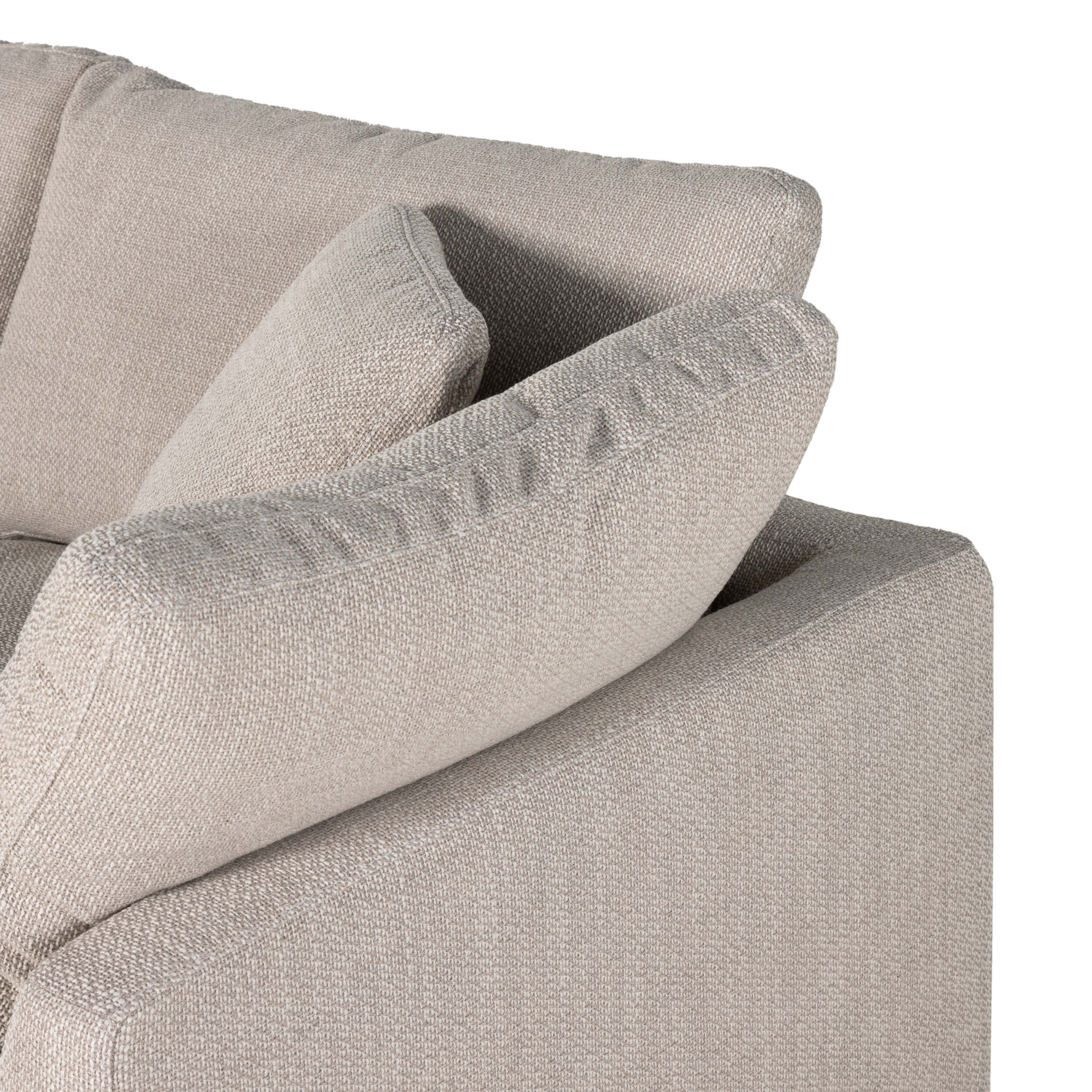 Stevie 3 Piece Sectional, Gibson Wheat by Four Hands - Image 5