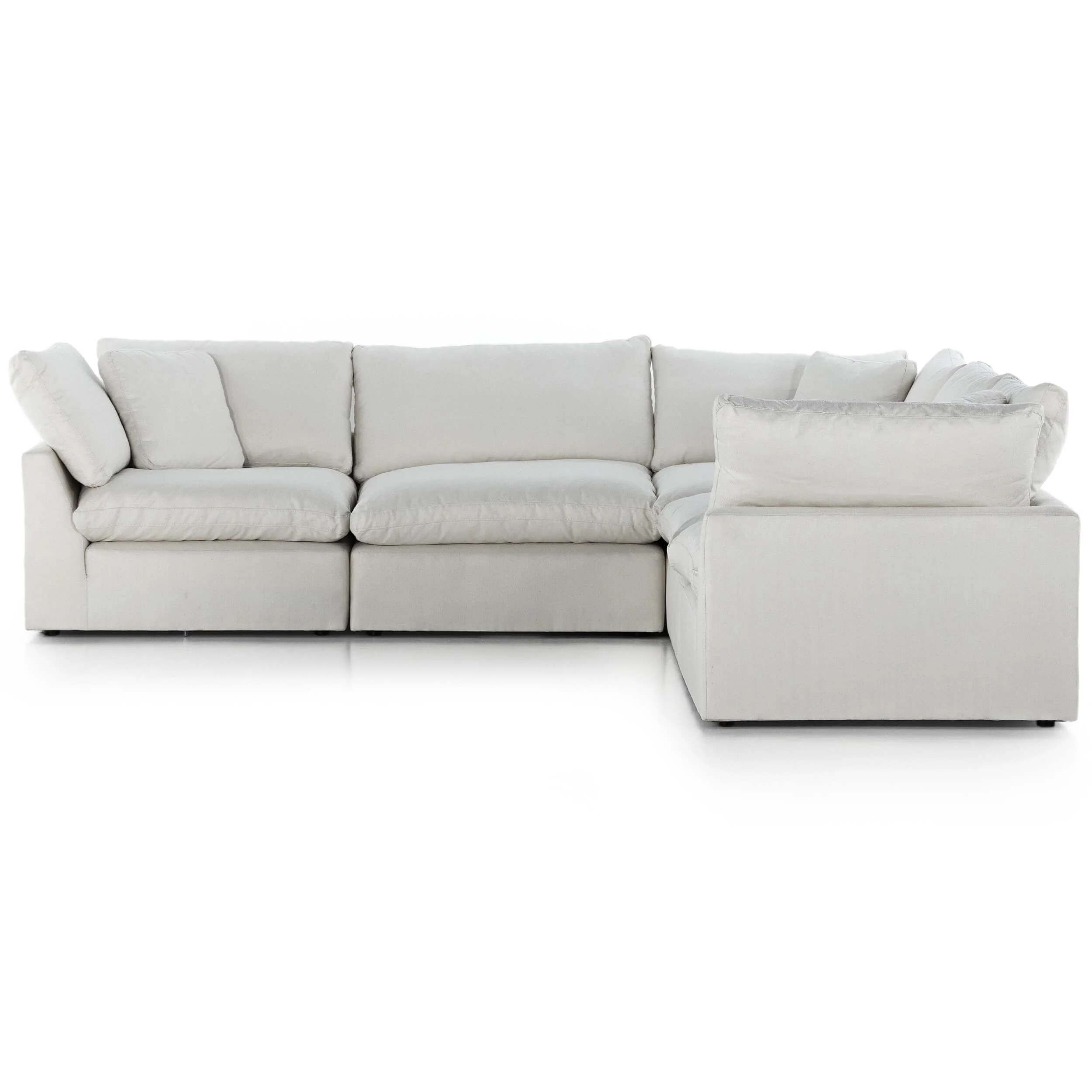 Stevie 5 Piece Sectional, Anders Ivory by Four Hands - Image 3