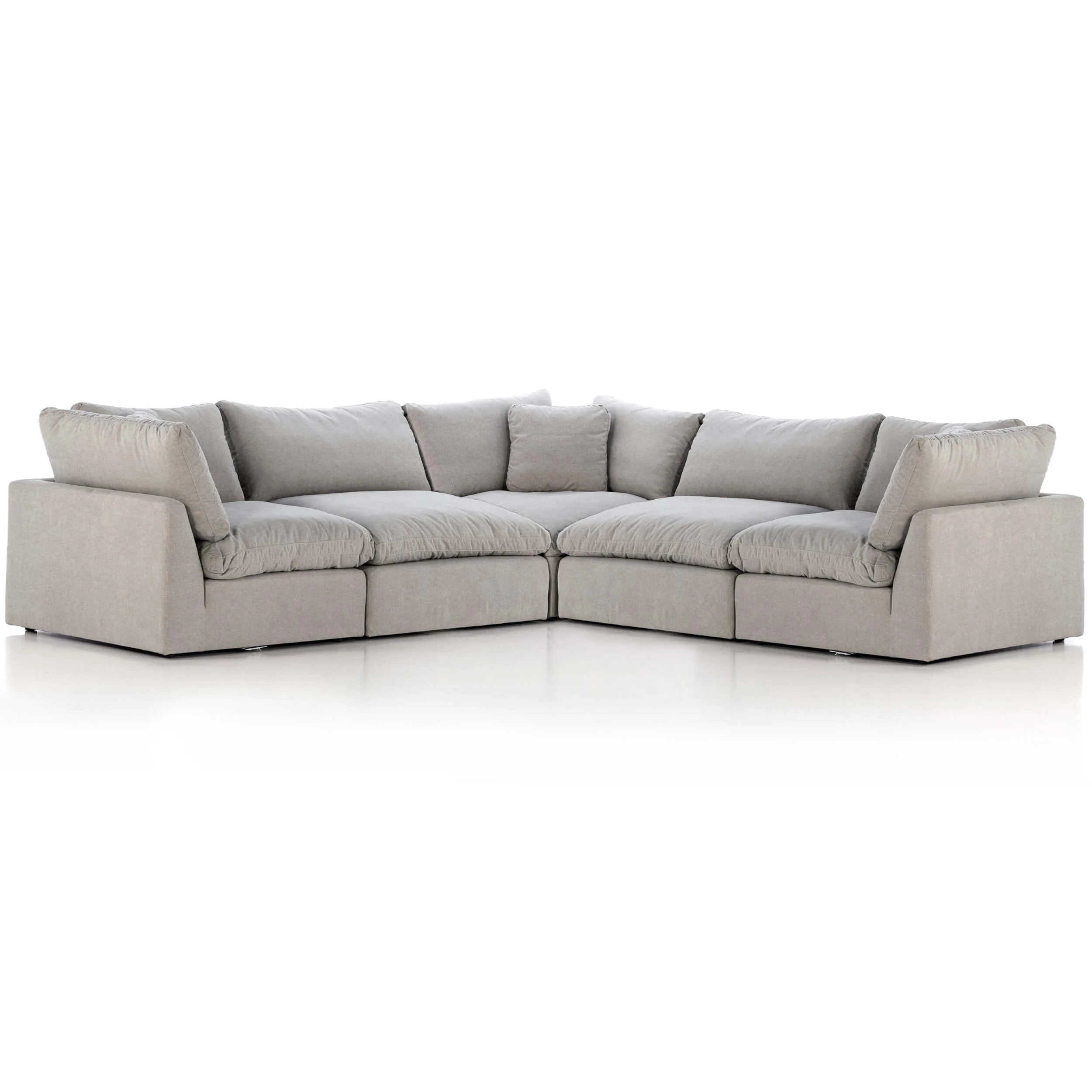 Stevie 5 Piece Sectional, Destin Flannel by Four Hands