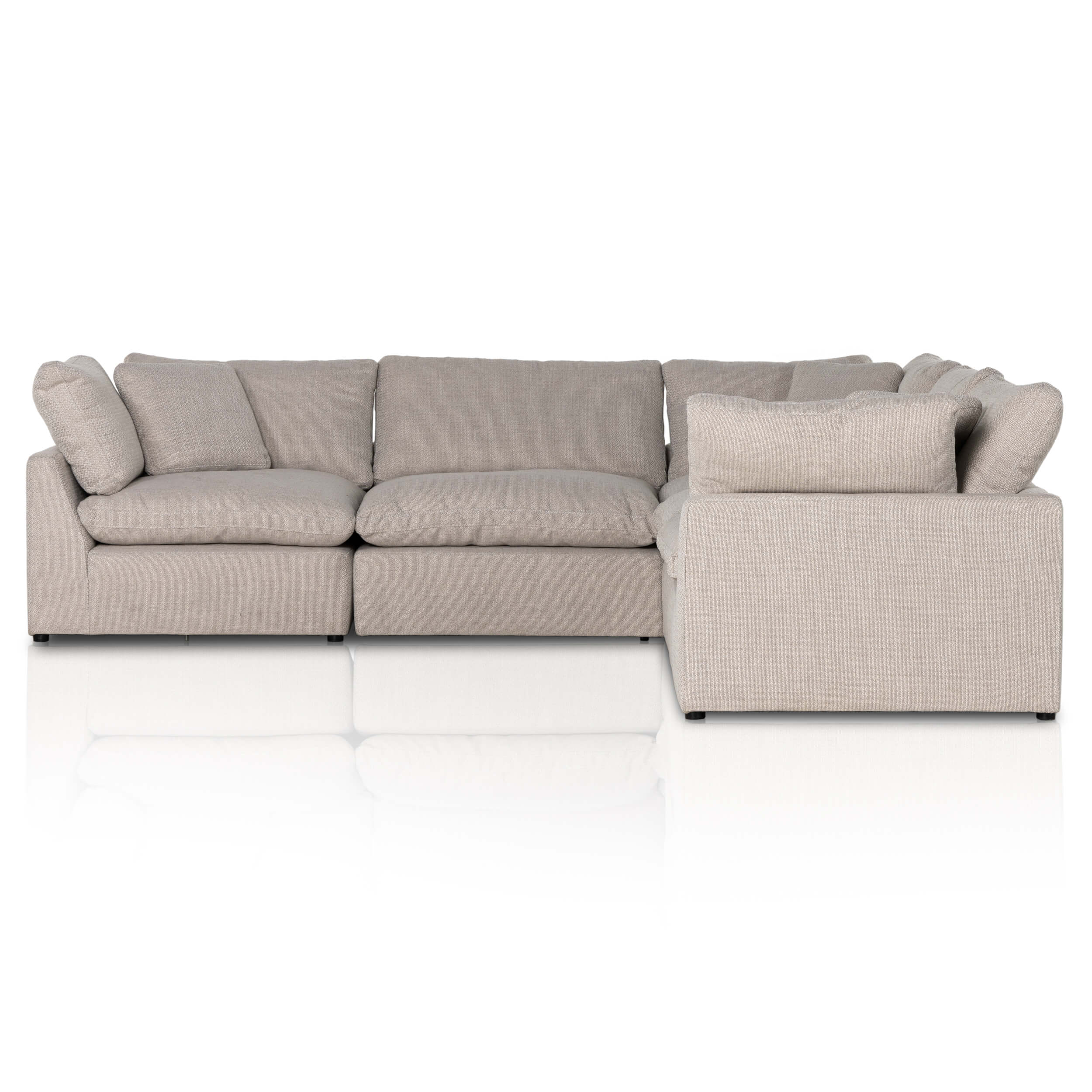 Stevie 5 Piece Sectional, Gibson Wheat by Four Hands - Image 2
