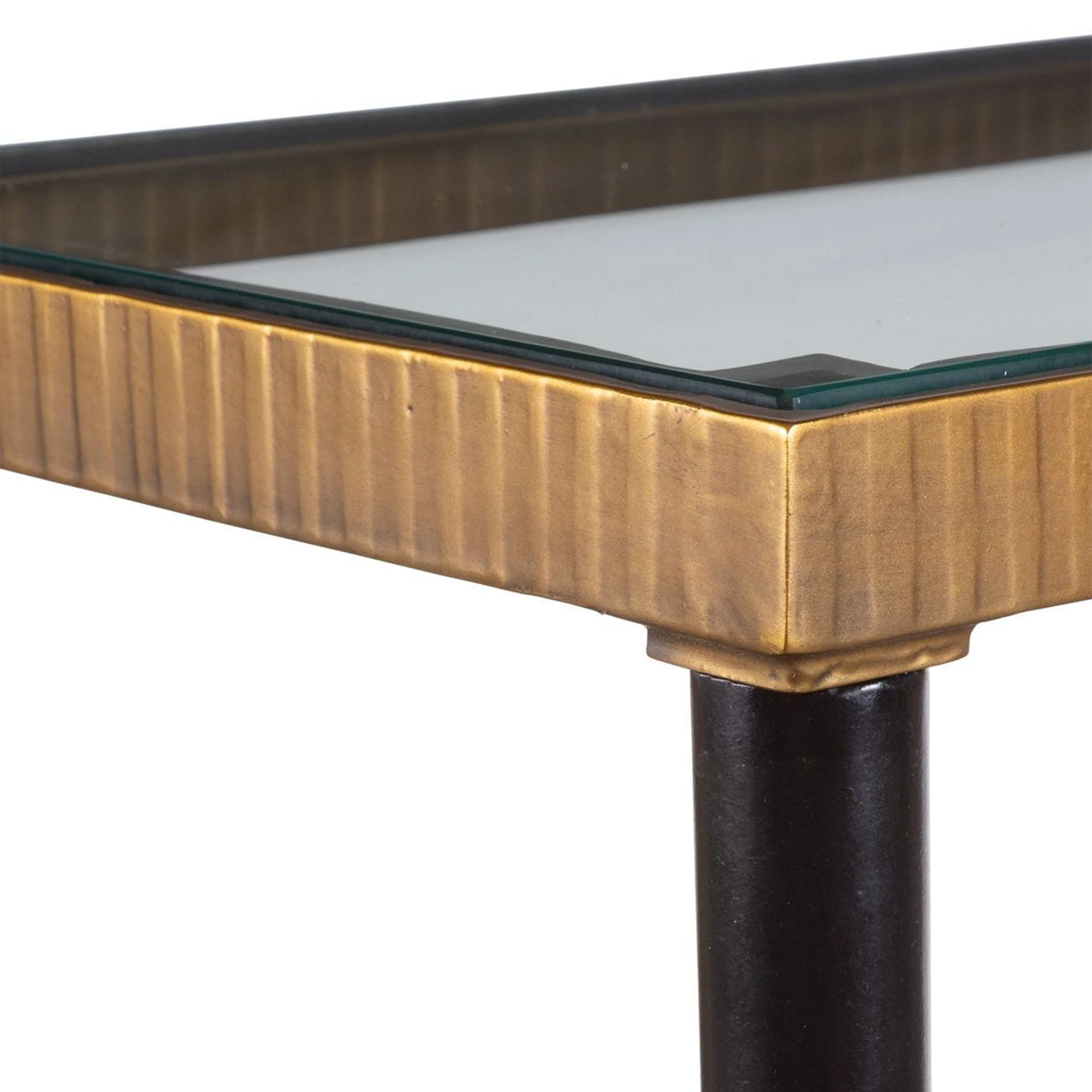 Stiletto Console Table, Black/Gold - Image 4