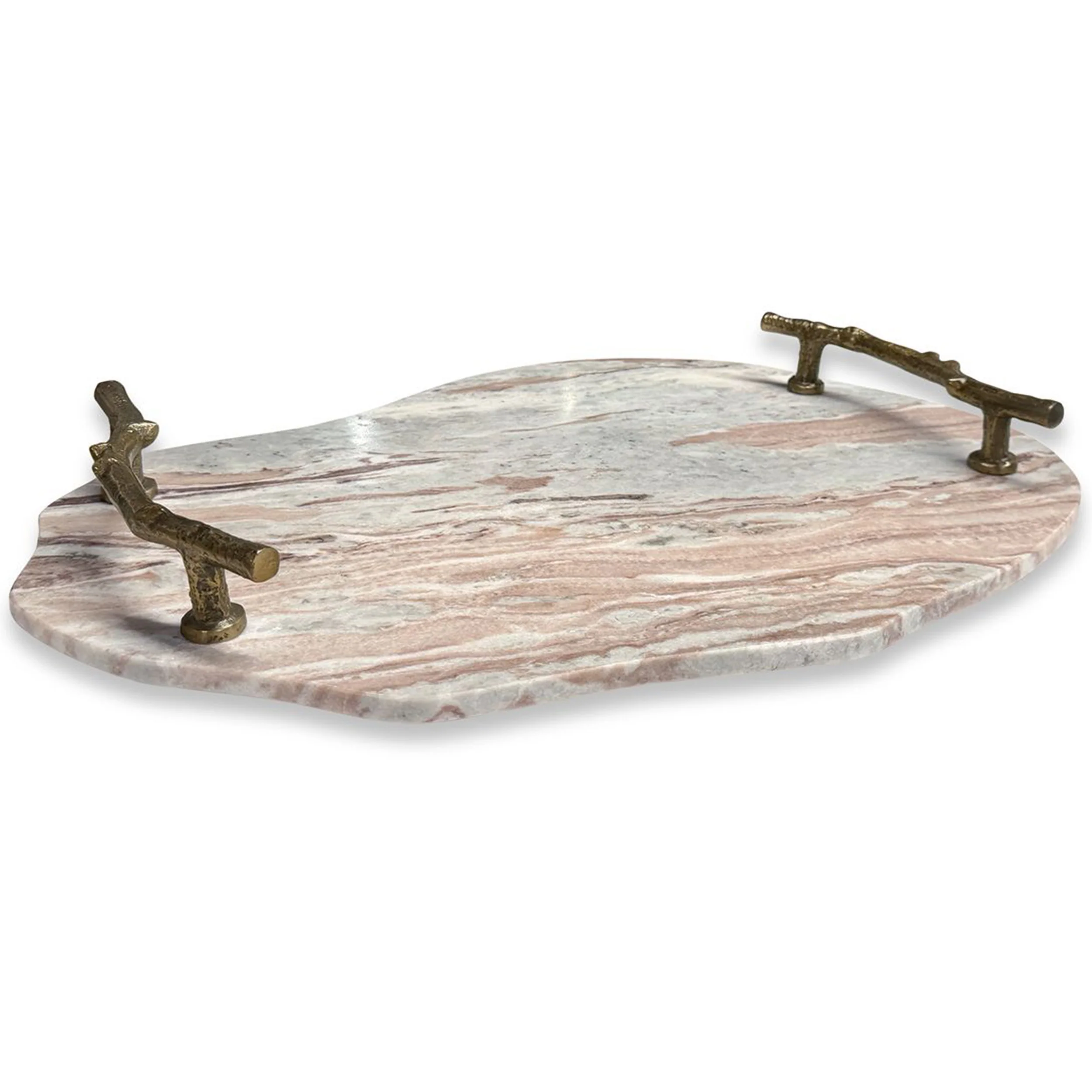 Stone and Twig Tray, Pink