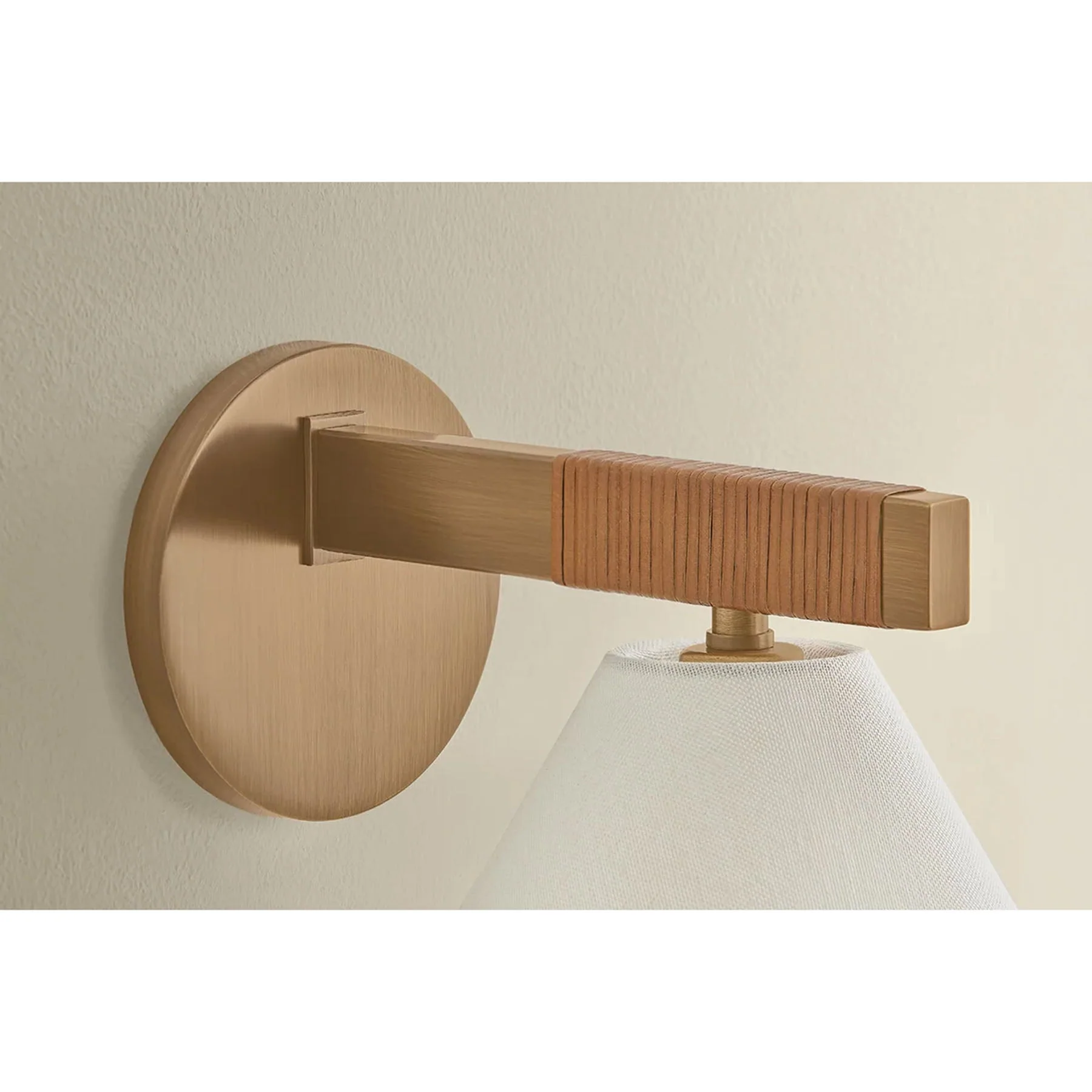 Stoney Wall Sconce, Patina Brass - Image 5