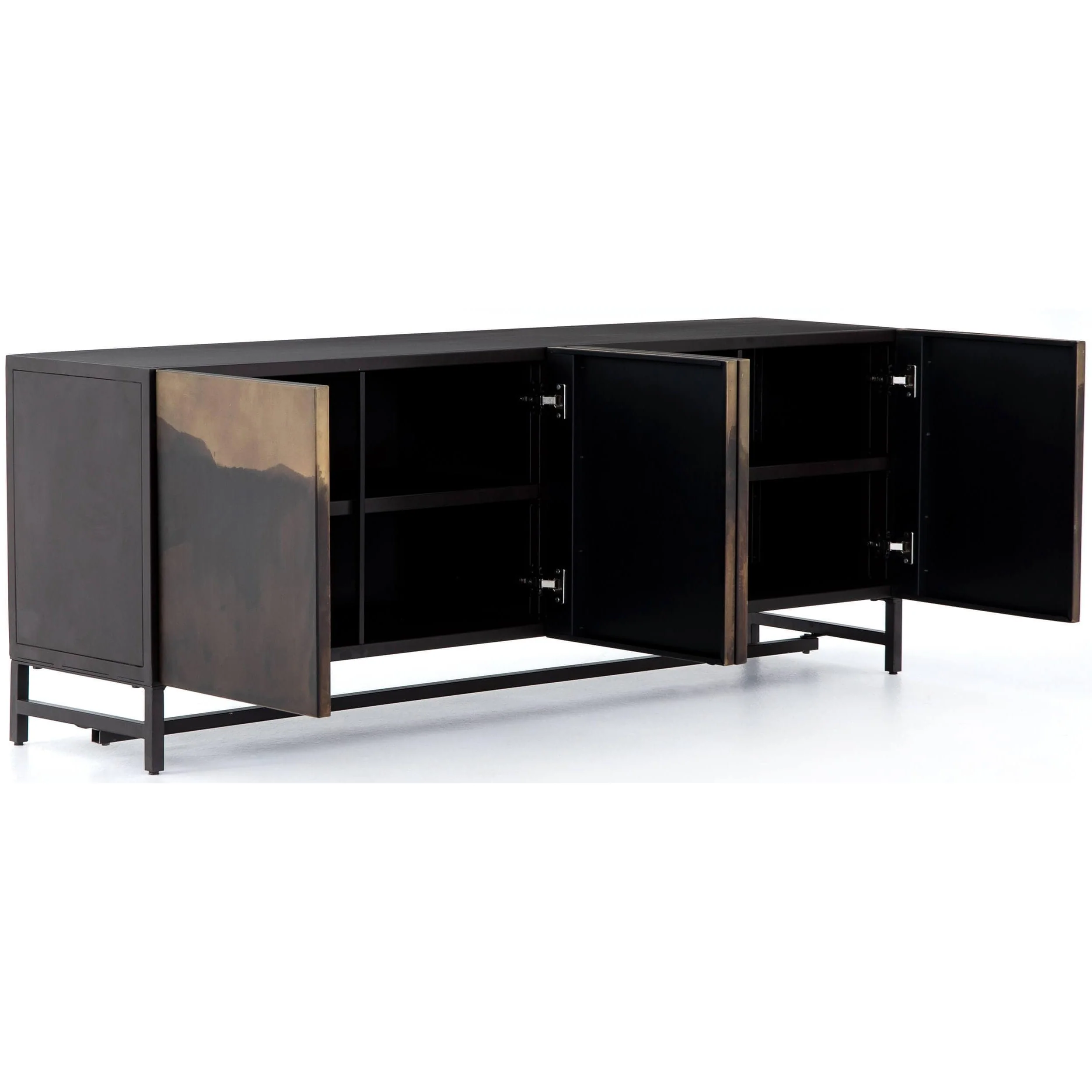 Stormy Media Console, Aged Brown by Four Hands - Image 4