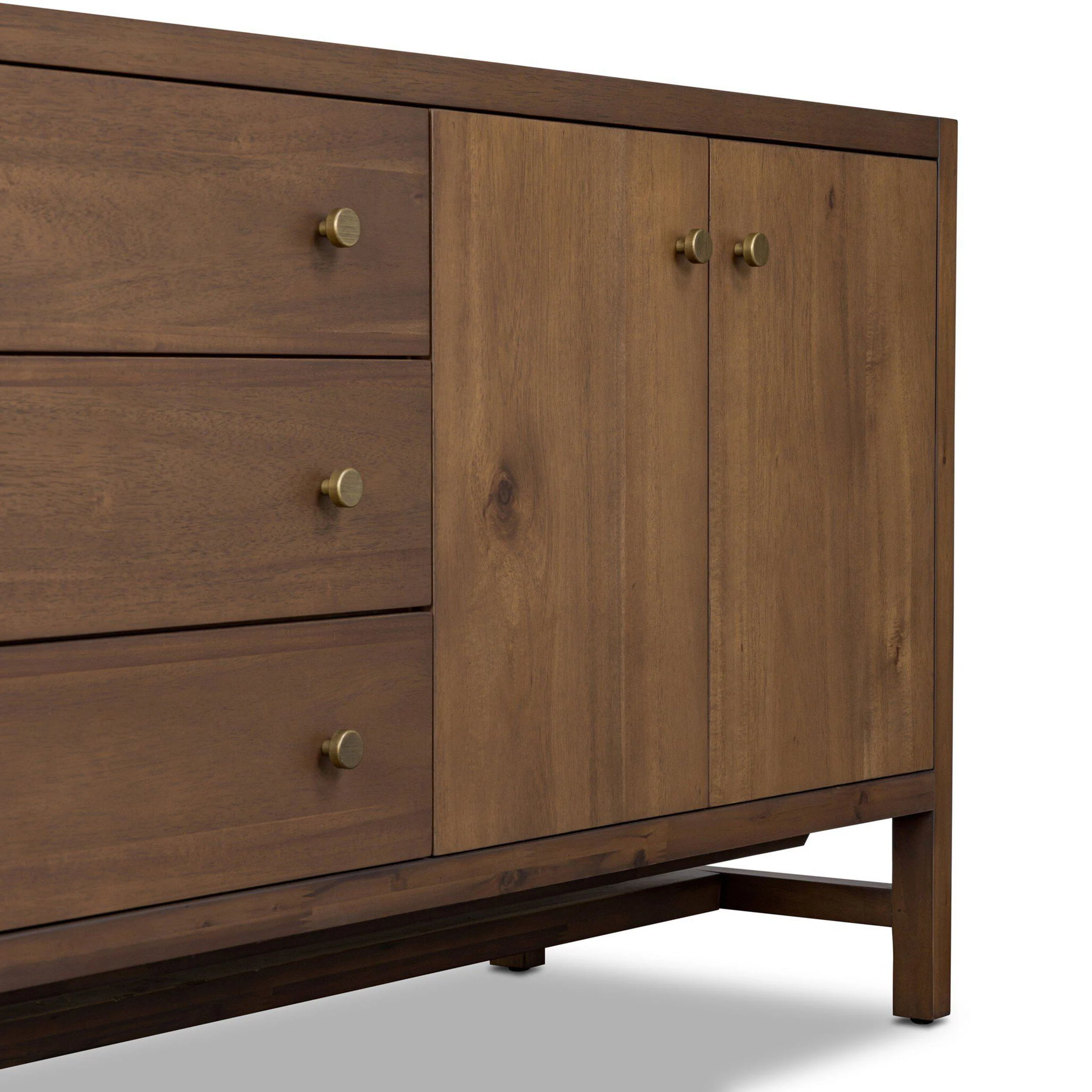 Sullivan Media Console, Saddle Tan by Four Hands - Image 6