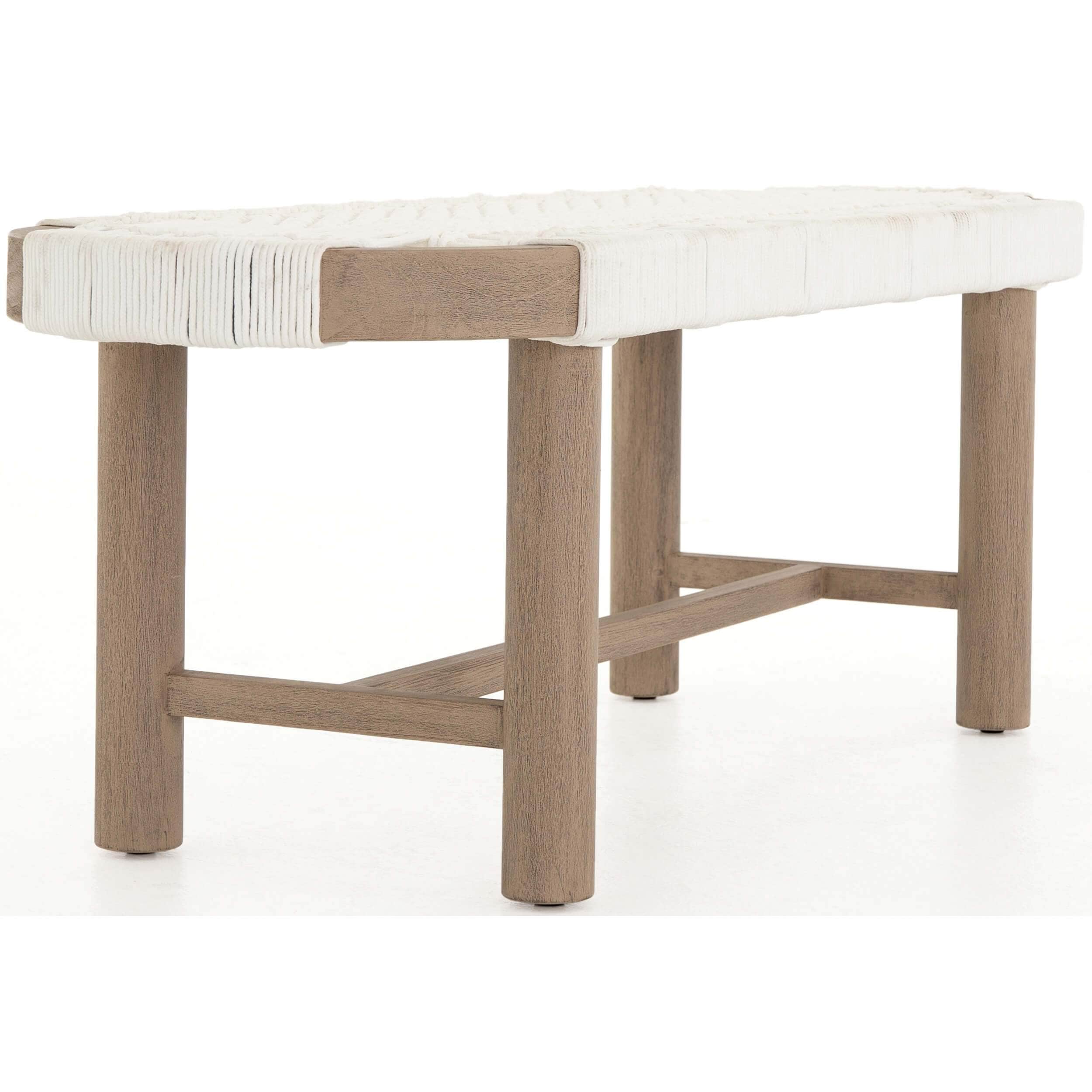 Summer Outdoor Bench, Washed Brown by Four Hands - Image 4