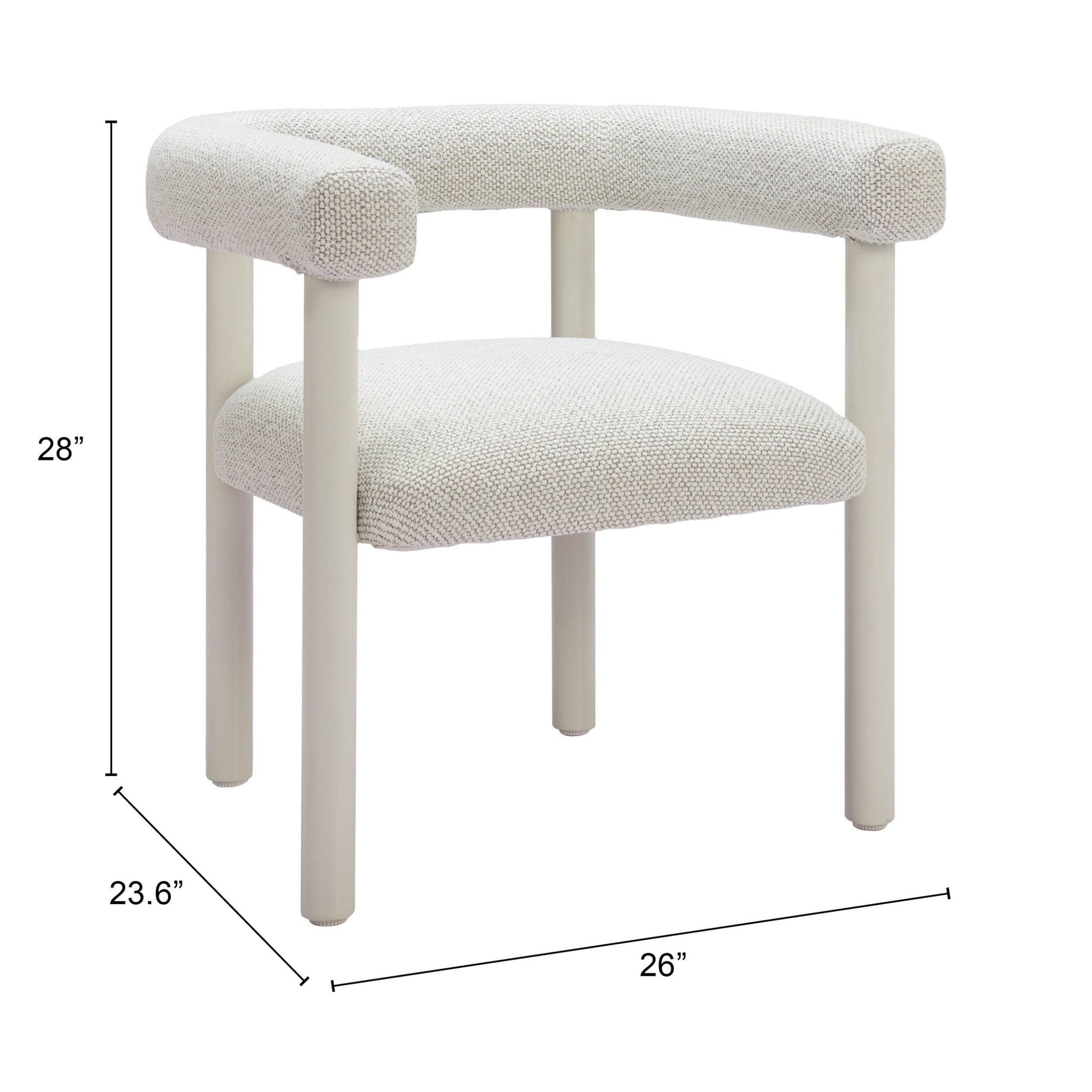 Sunbath Dining Chair, White, Set of 2 - Image 7