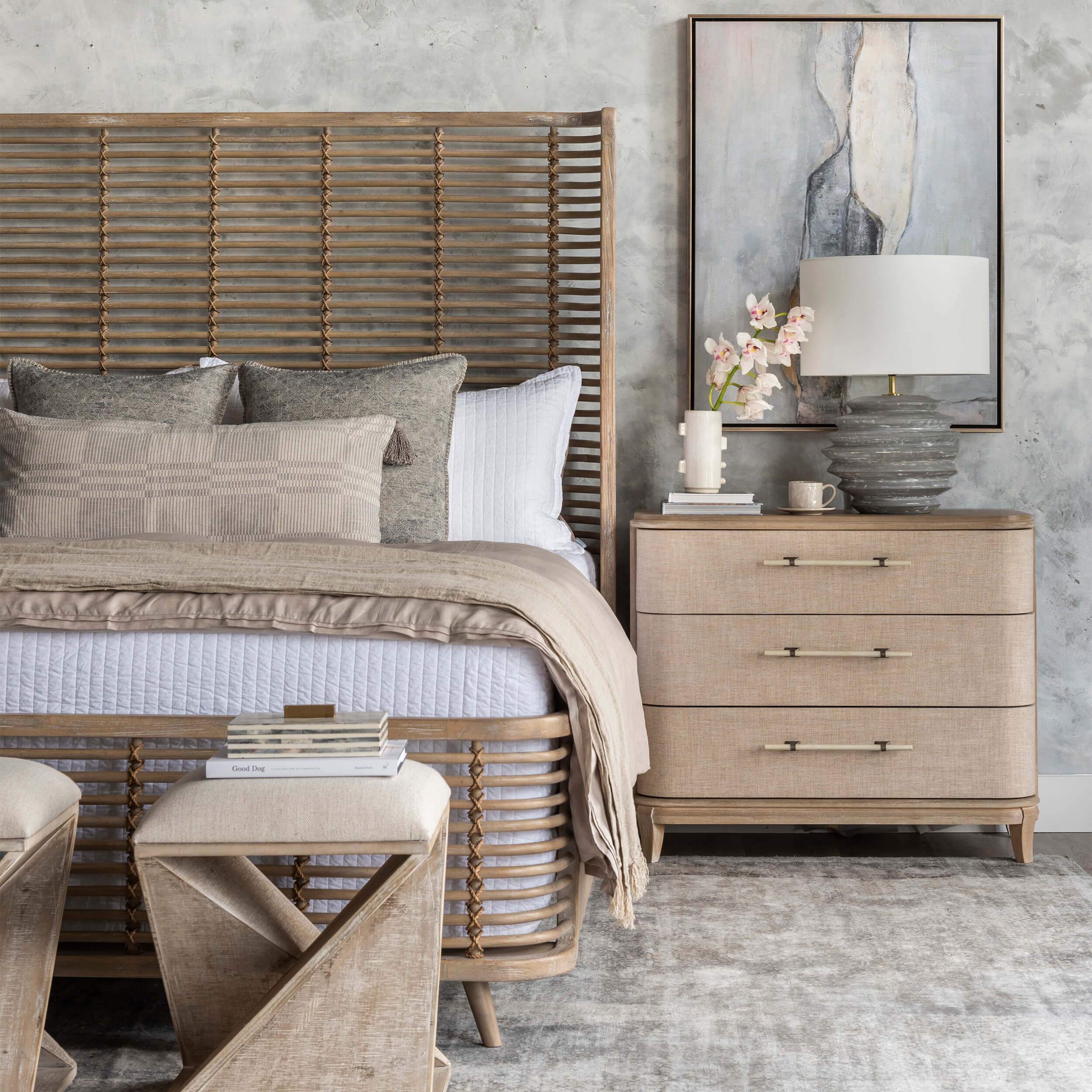 Surfrider Rattan Bed - Image 4