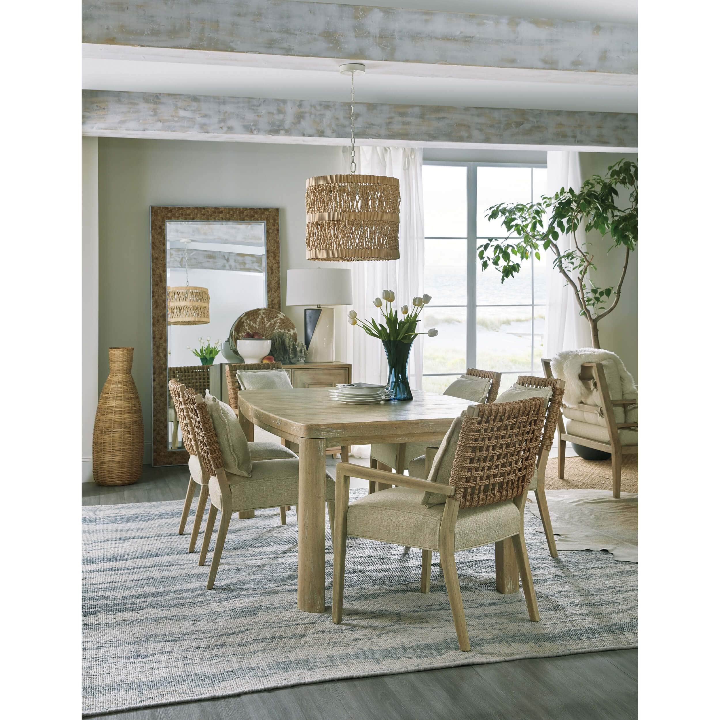 Surfrider Woven Back Dining Chair, Set of 2 - Image 5