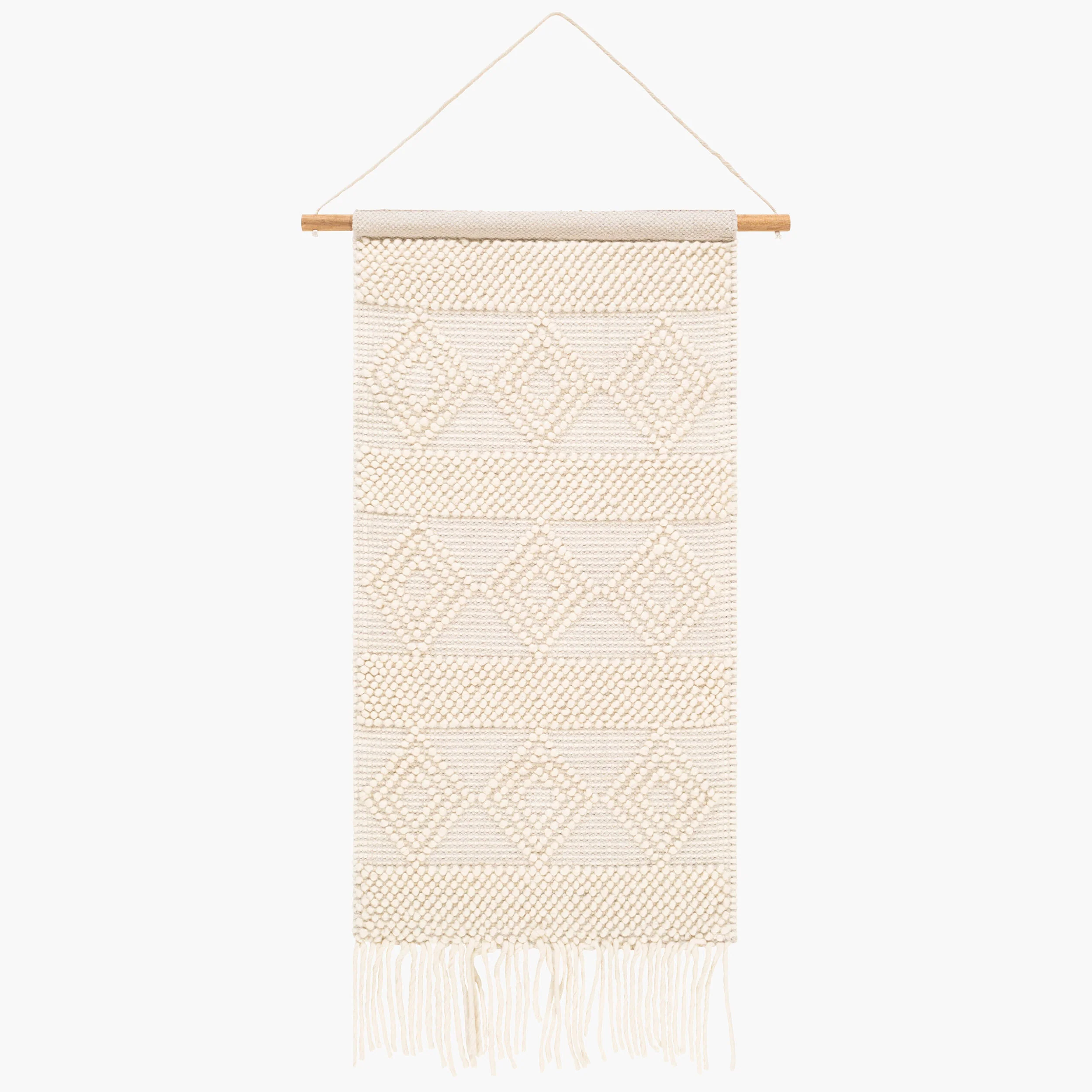 Surya Livabliss Wall Hanging Hygge HYG-1002, Off-White