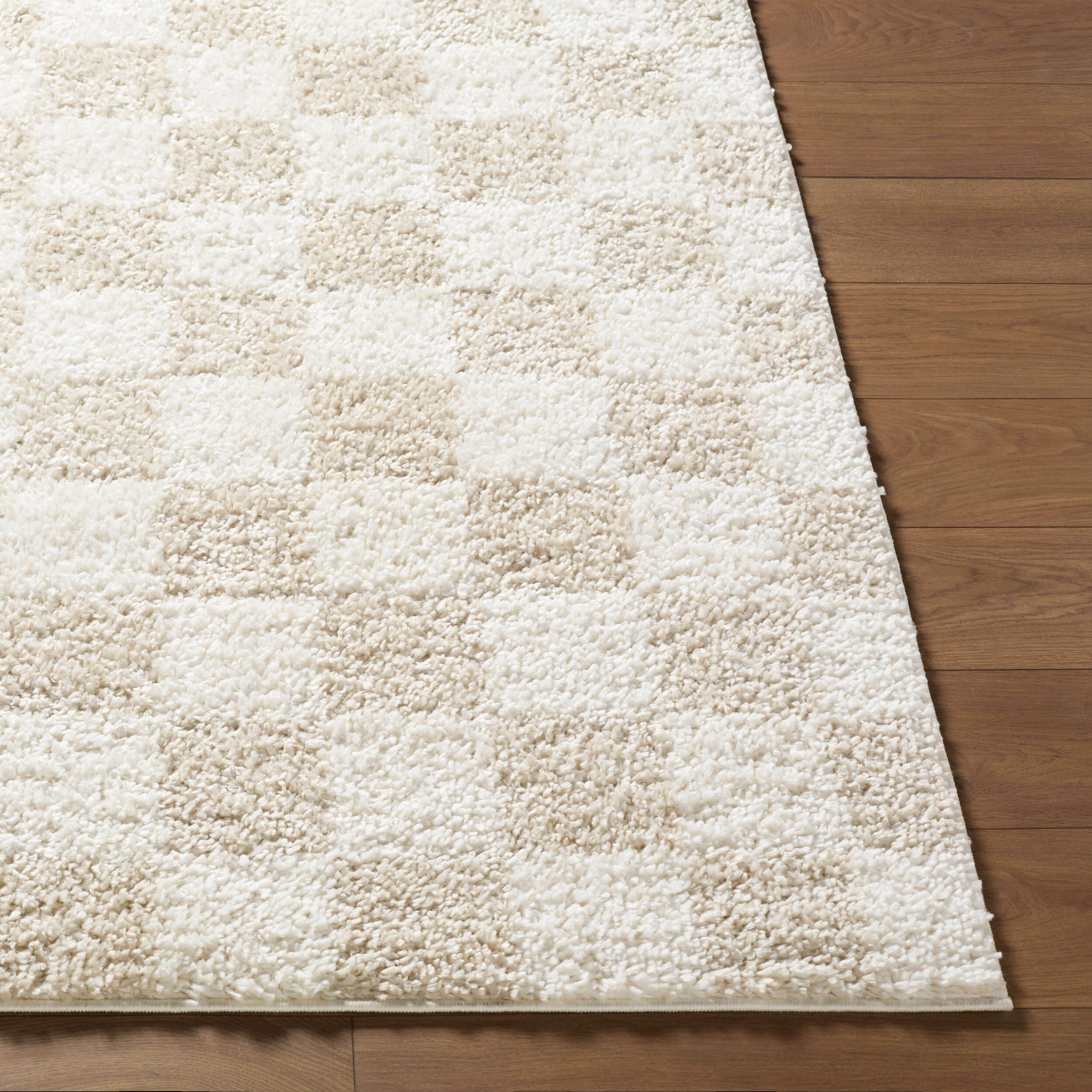 Surya Lovebliss Rug Czechia CZE-2306, Ivory Checker - Image 2