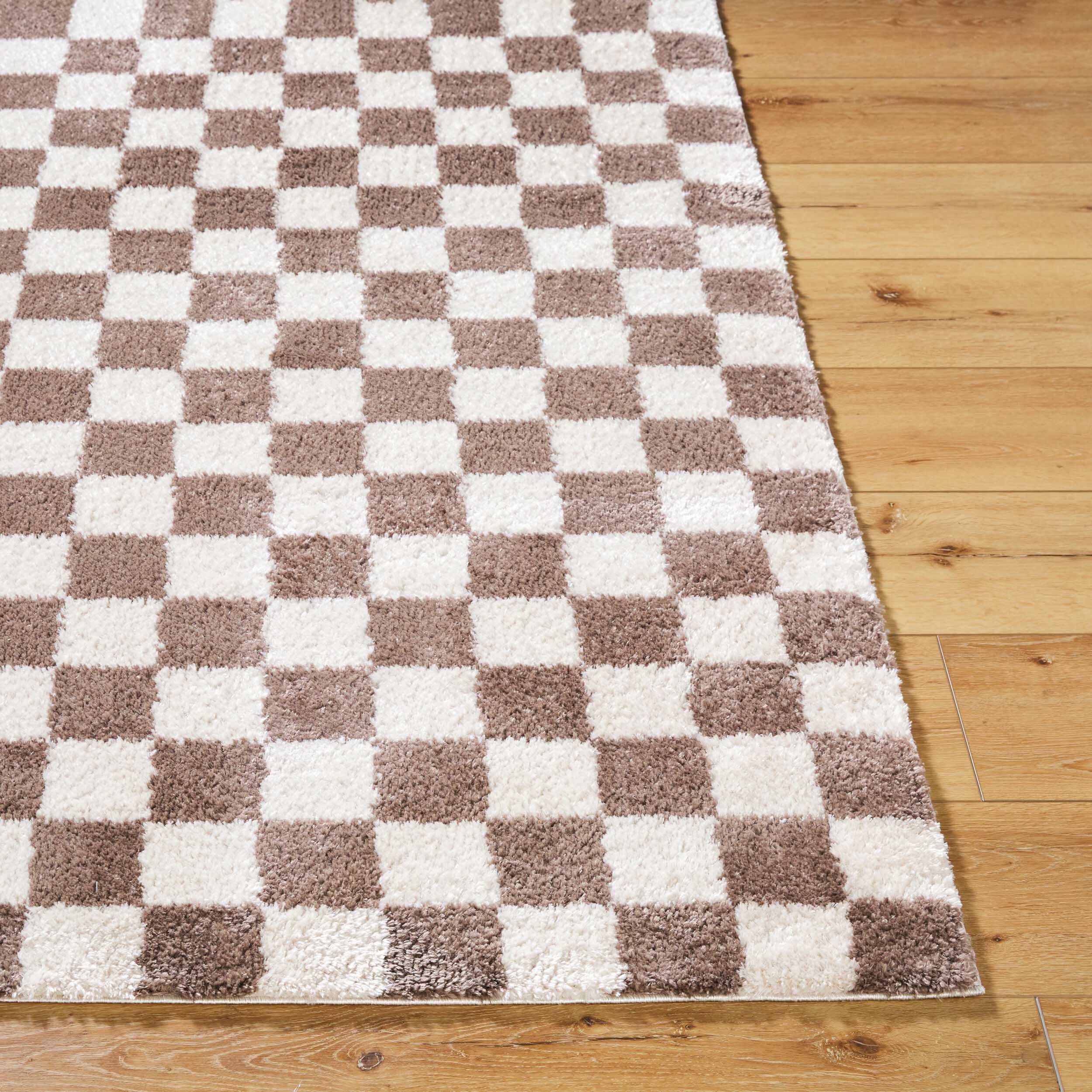 Surya Lovebliss Rug Fossay Shag FSG-2328, Brown/Ivory - Image 2